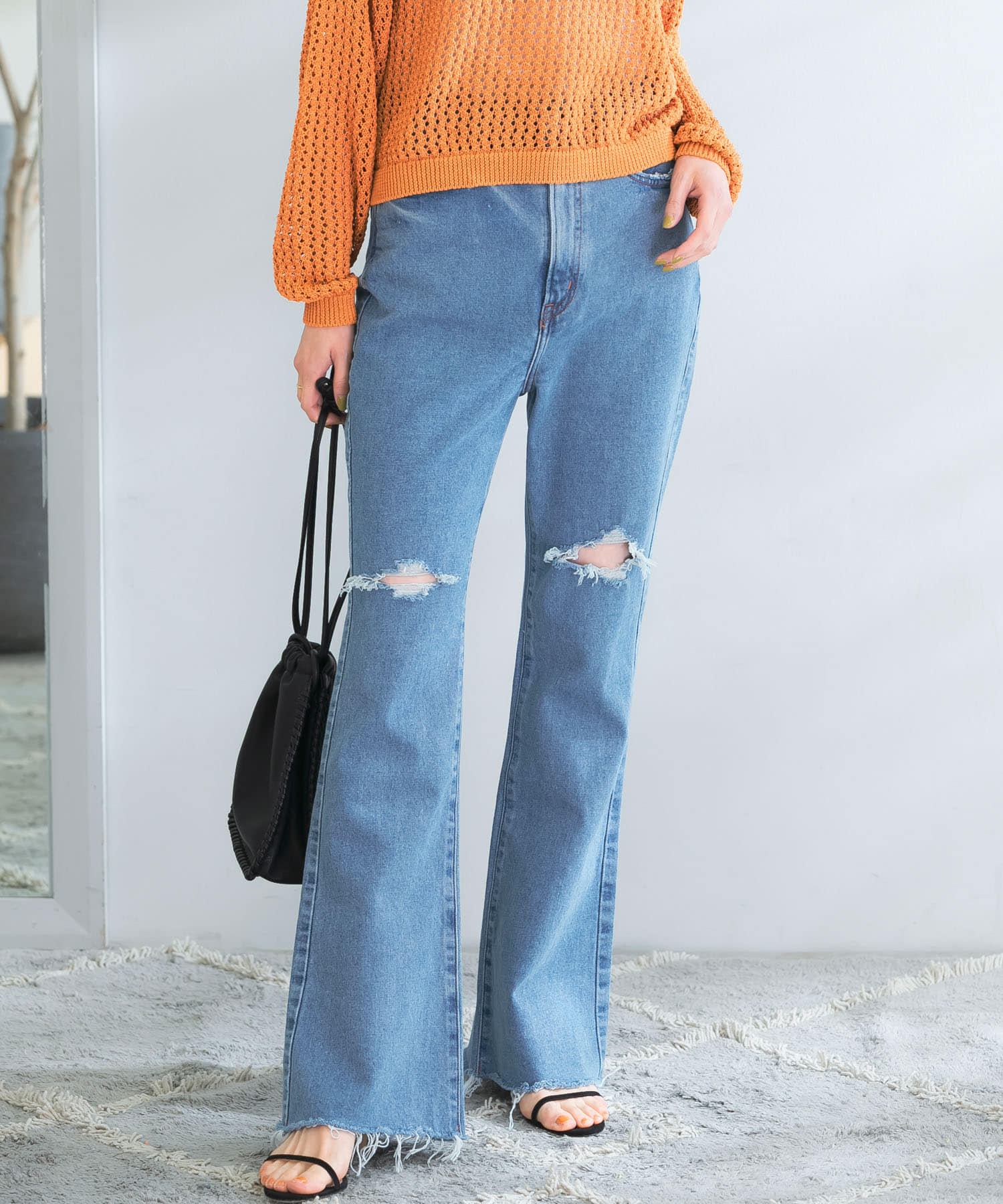 NEEDBY heritage　BARBARA BOOT CUT DAMAGED