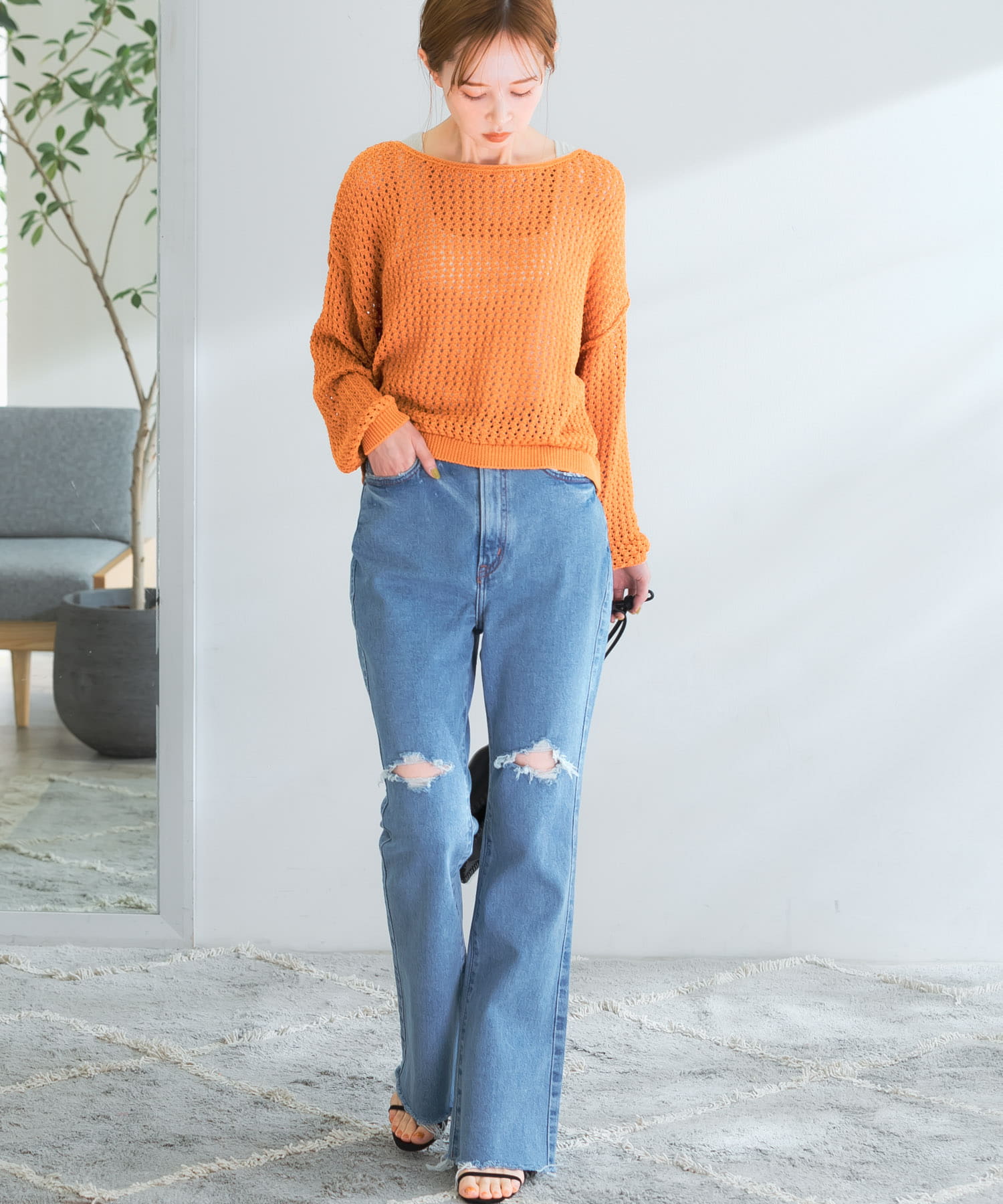 身長：165cm サイズ：25