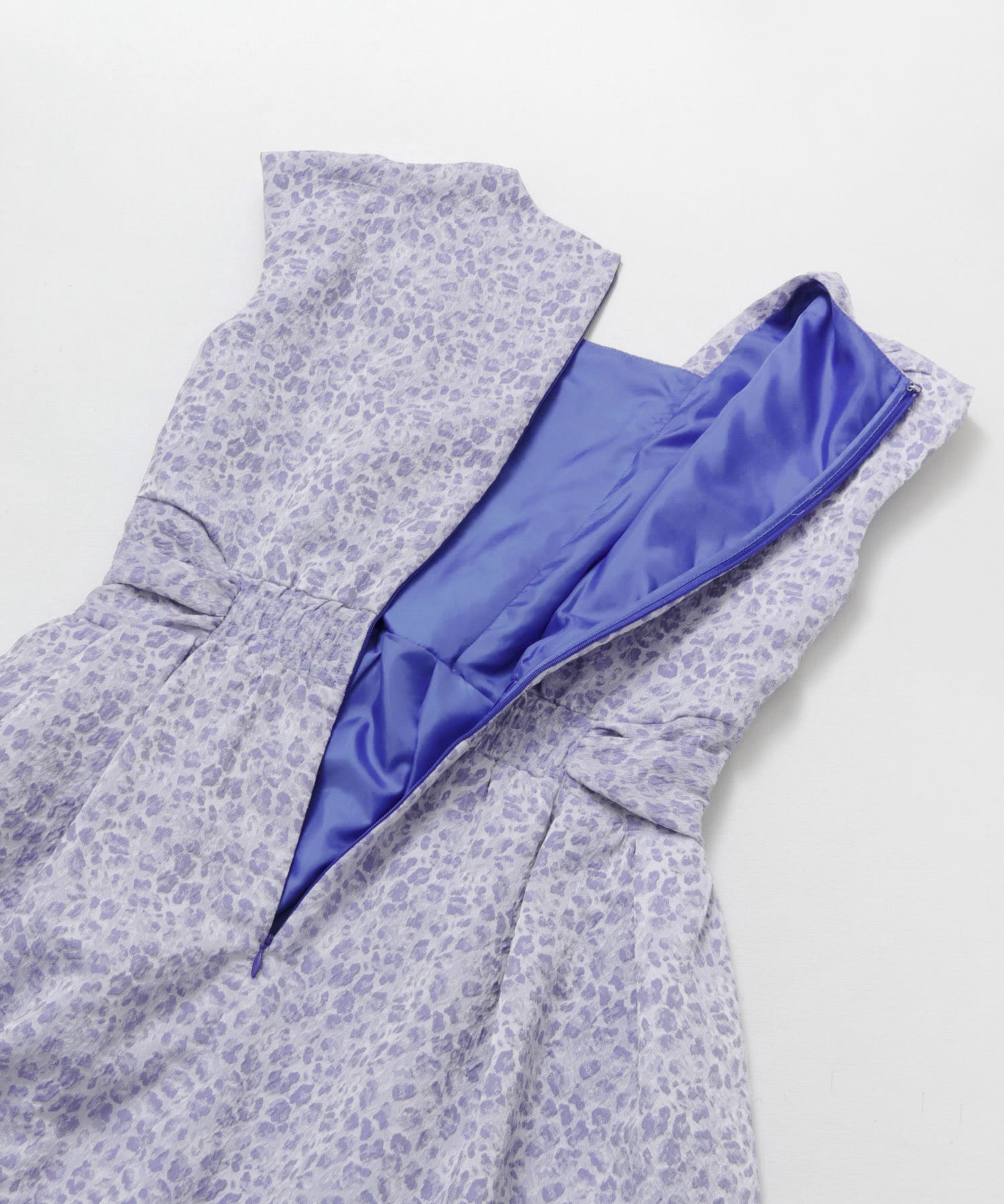 『別注』Chaco×ROSSO　ジャガード2WAYドレス blue FREE