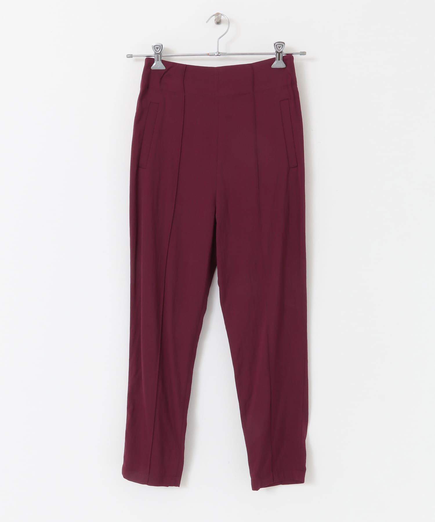 ピンタックテーパードパンツ PURPLE 36