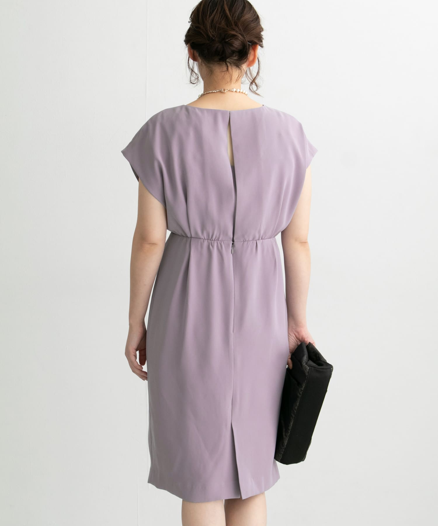バックスリットドレス LILAC FREE