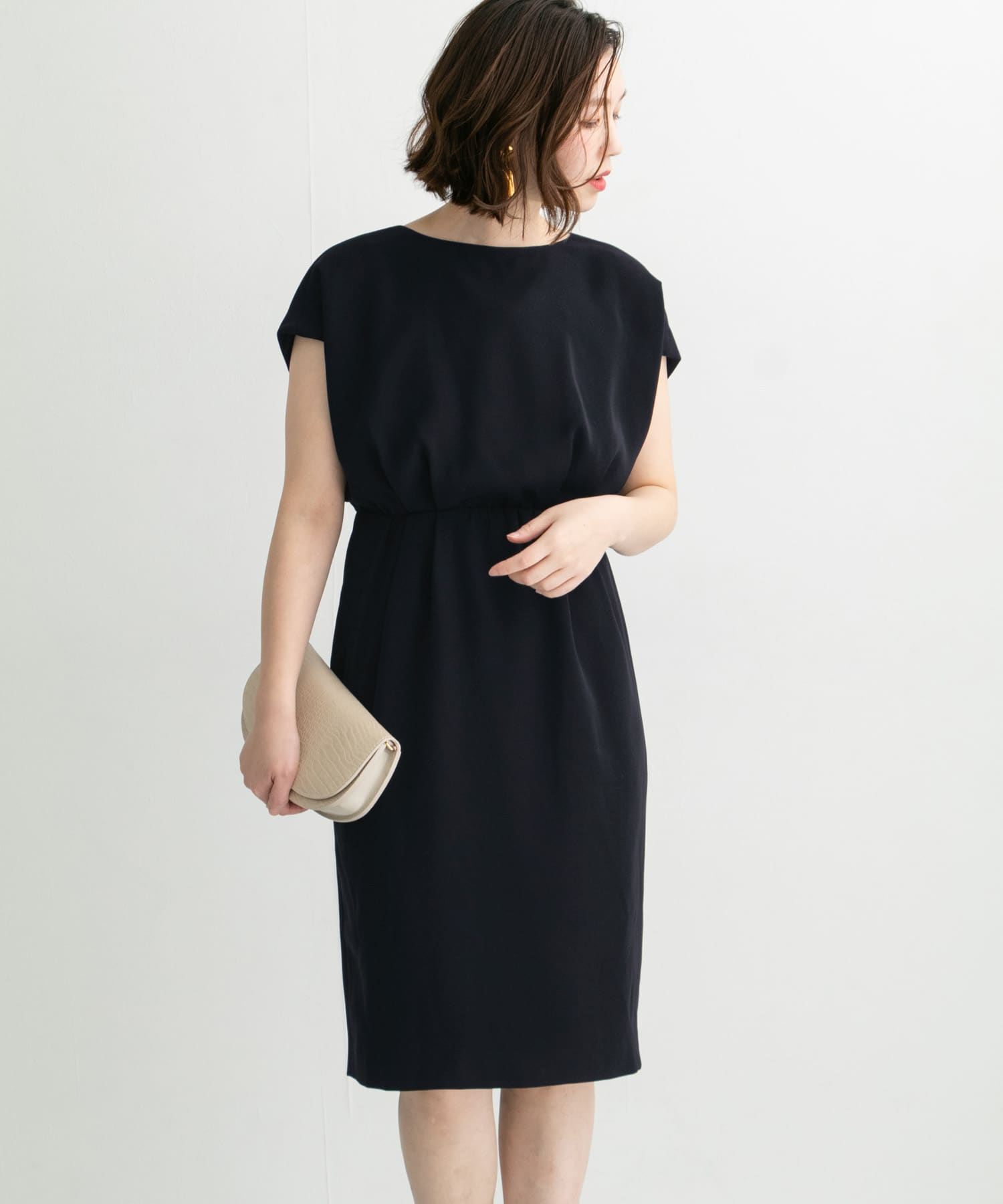 バックスリットドレス BLACK FREE