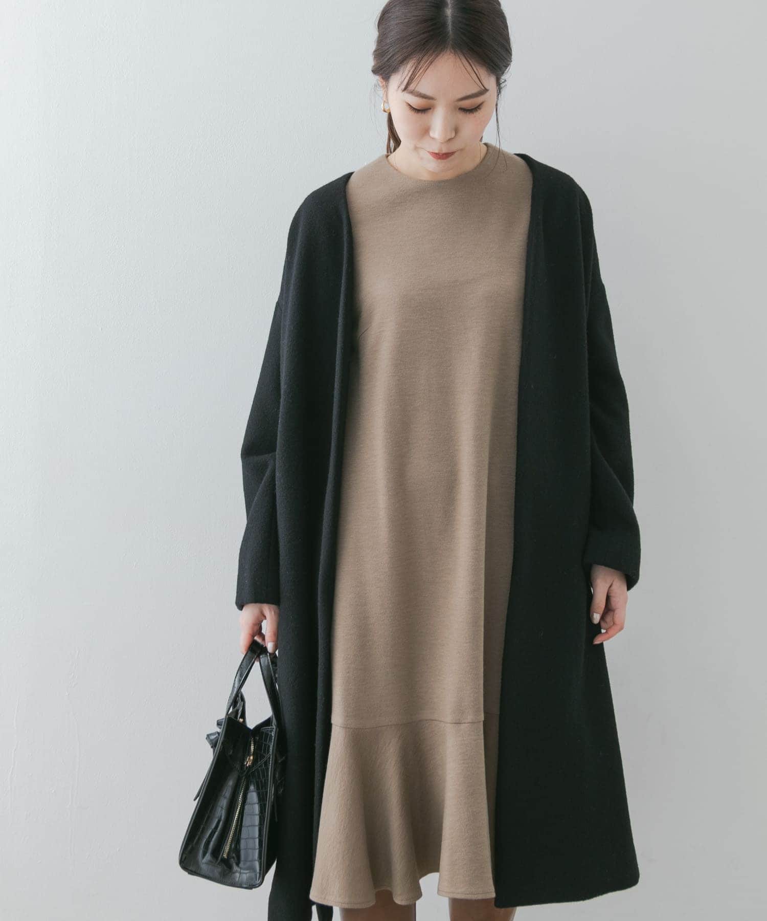 F by ROSSO　裾フレアワンピース∴