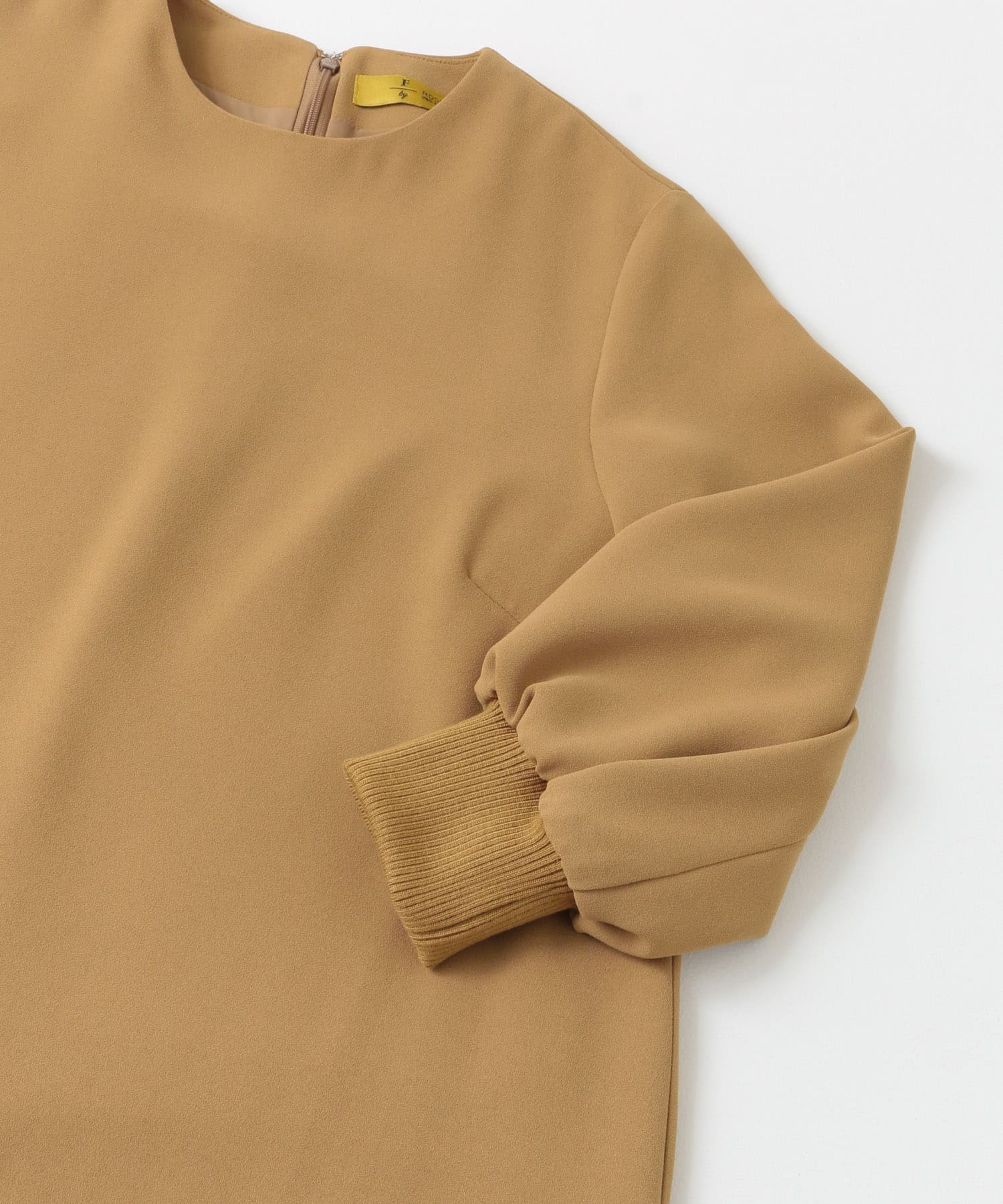 F by ROSSO　ジョーゼット裾フレアワンピース∴ BEIGE FREE