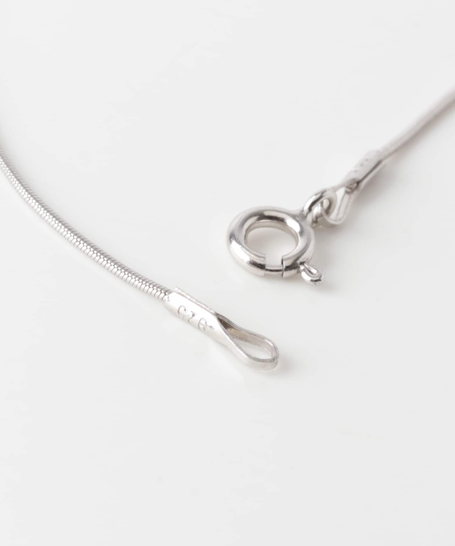 Favorible　natural stone necklace BLUE GRAY 41