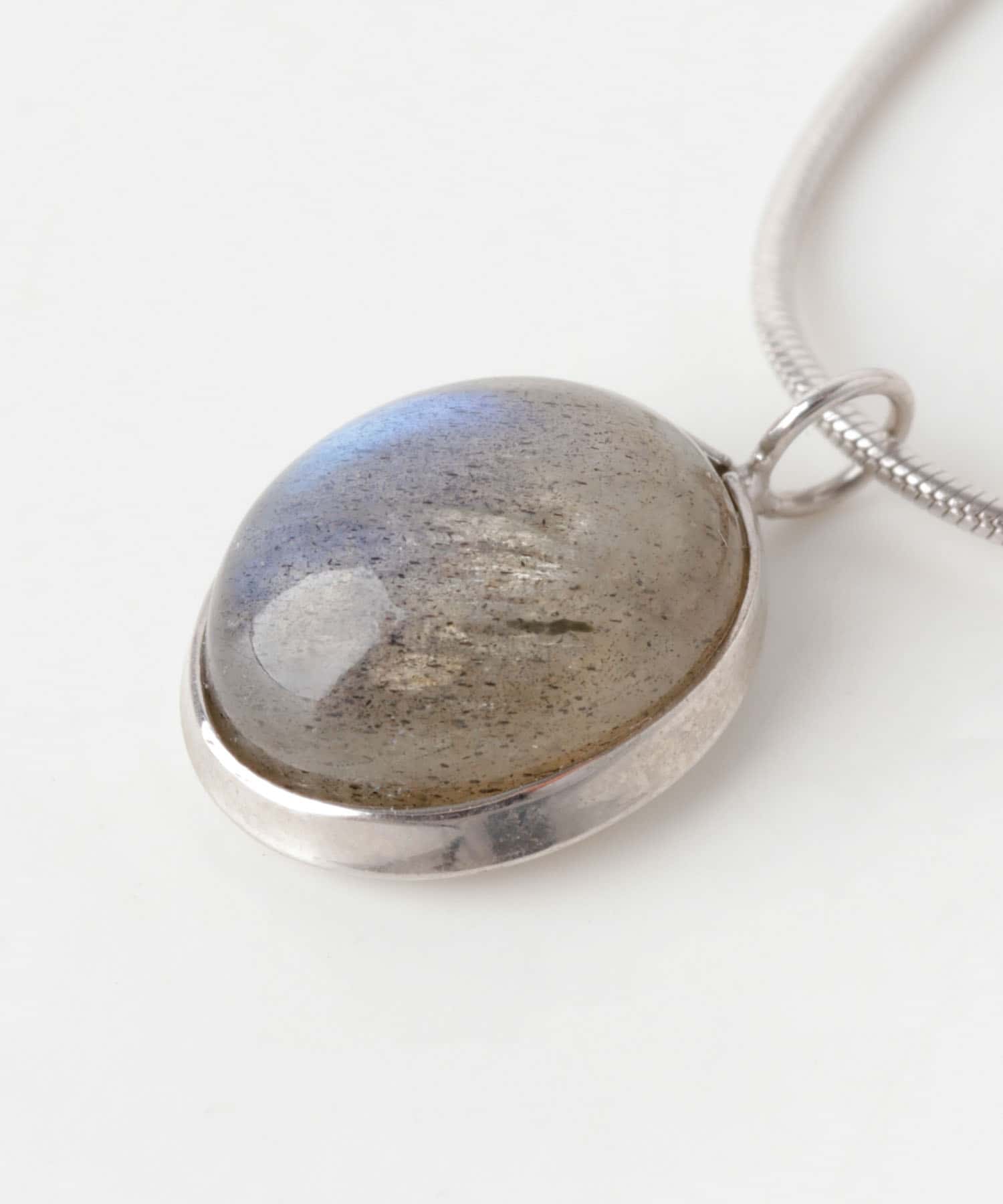 Favorible　natural stone necklace GRAY 41