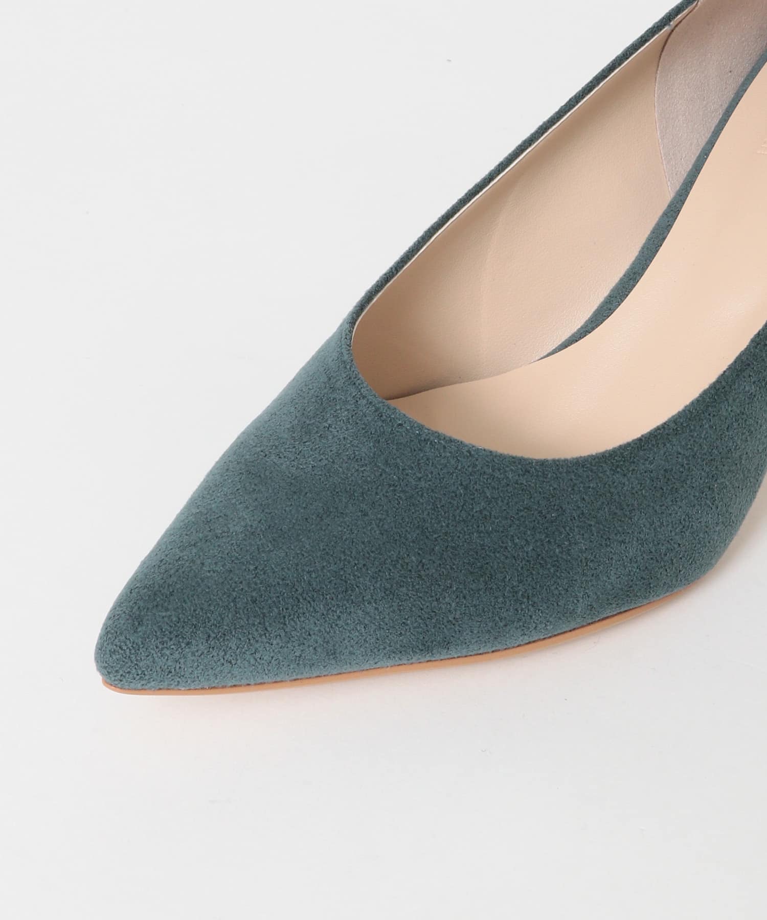 【美品】✨CORSOROMA9 24cm パンプス スエード 緑 37.5 美品】✨CORSOROMA9 24cm パンプス スエード 緑 37.5