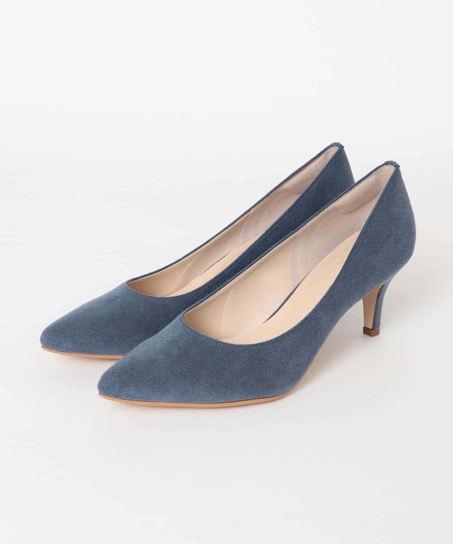 『MADE IN JAPAN』オリジナルスウェードパンプス BLUE 22.5
