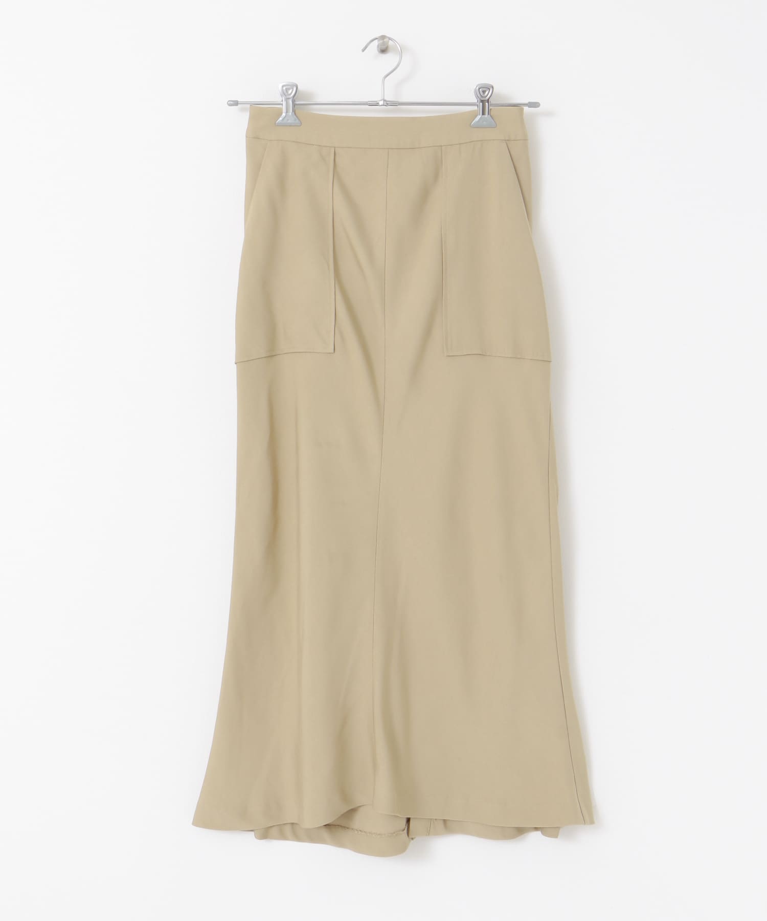 ポケットタイトナロースカート beige 36