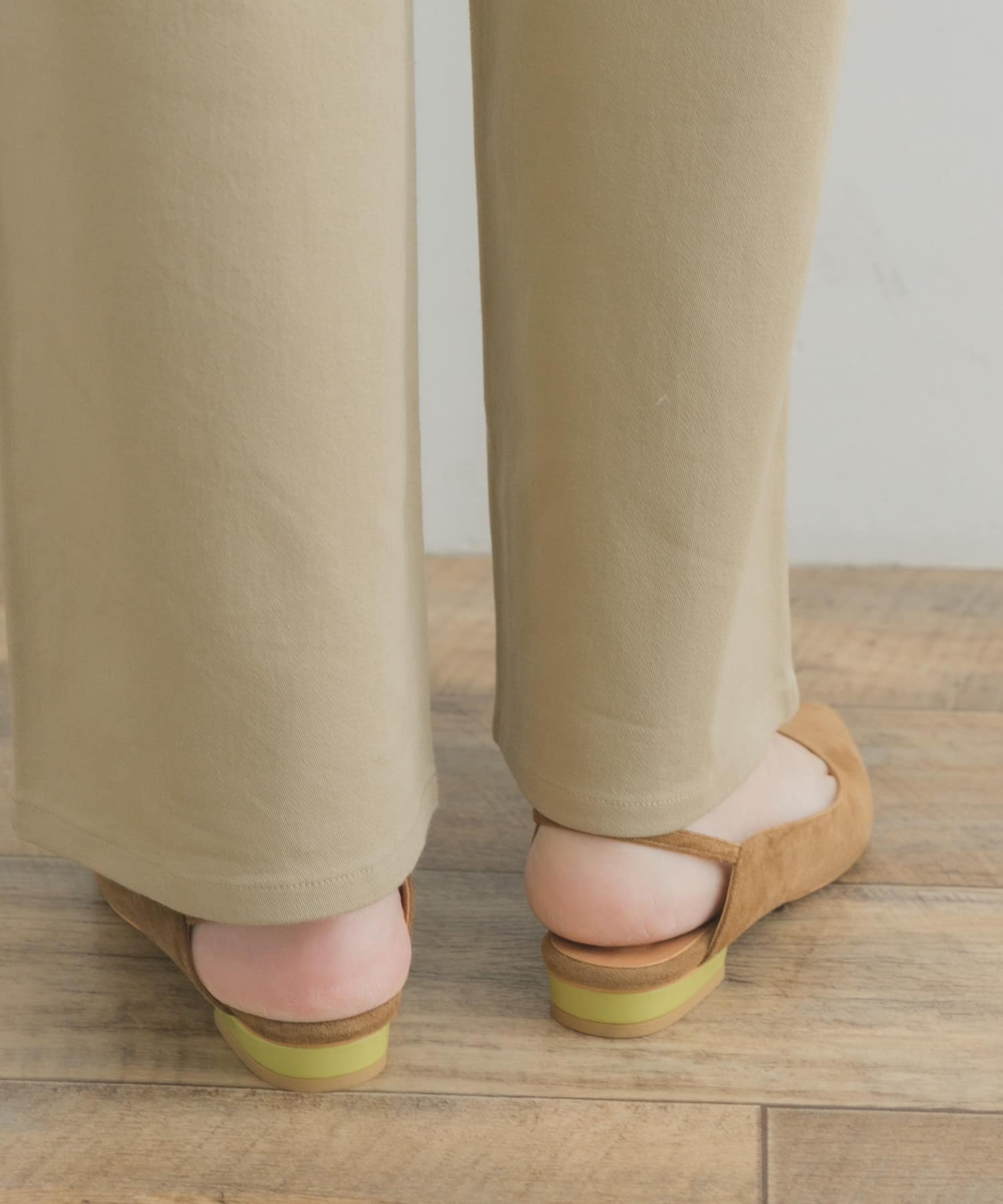 『MADE IN JAPAN』F by ROSSO　バックストラップスウェードパンプス K/BROWN 36