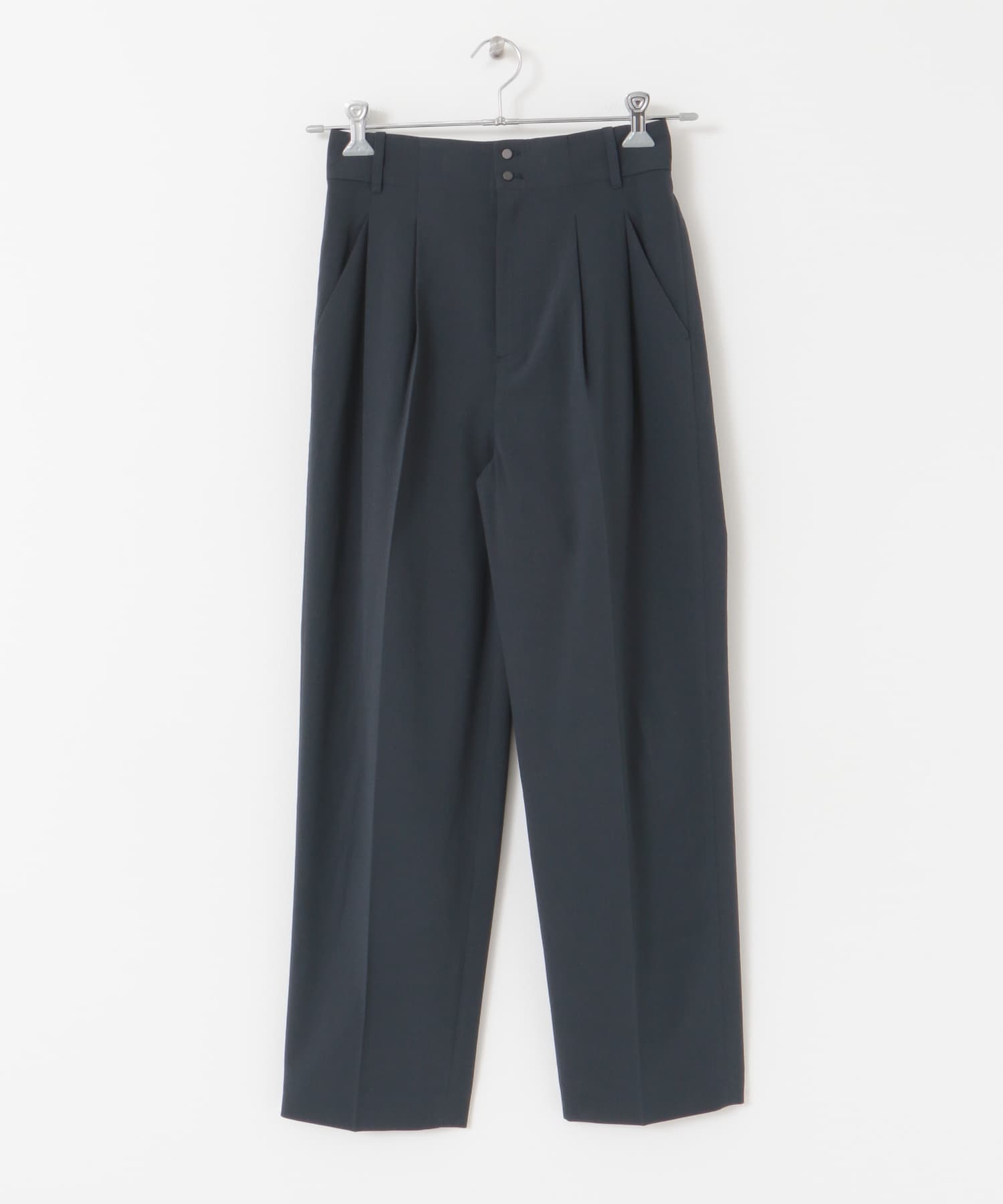 カーブフォルムハイウエストパンツ CHARCOAL 36
