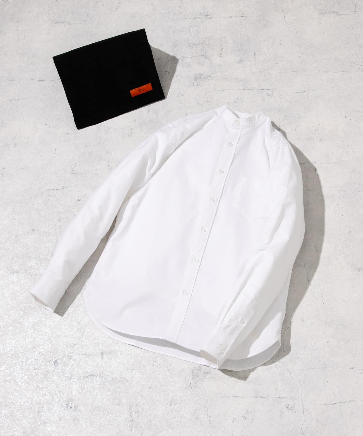 『WEB限定』『XXLサイズあり』『抗菌/消臭』ハイパフォーマンスオックスバンドカラーシャツ WHITE S