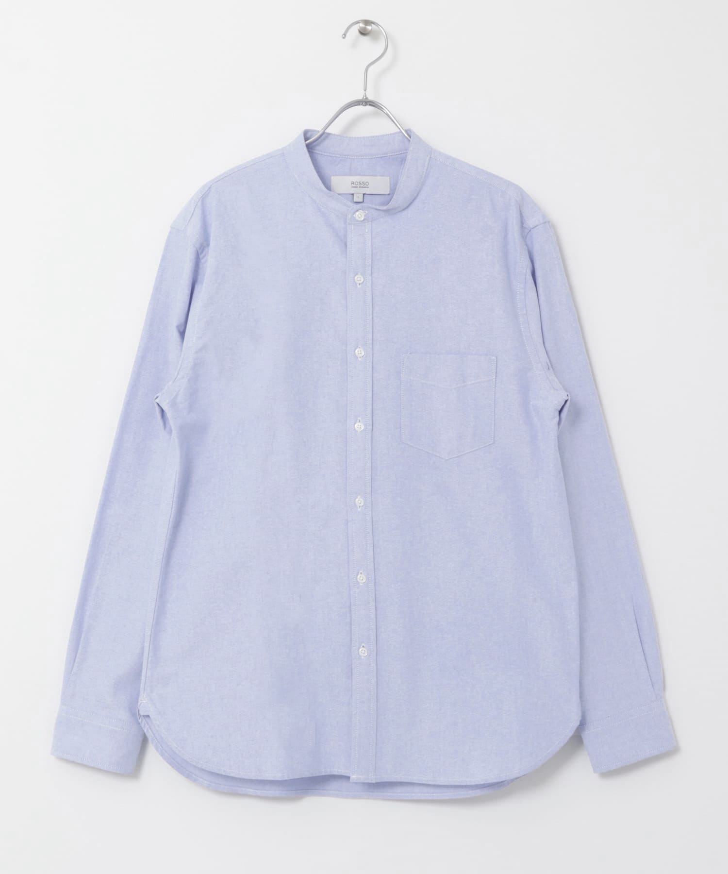 『WEB限定』『XXLサイズあり』『抗菌/消臭』ハイパフォーマンスオックスバンドカラーシャツ SAX S