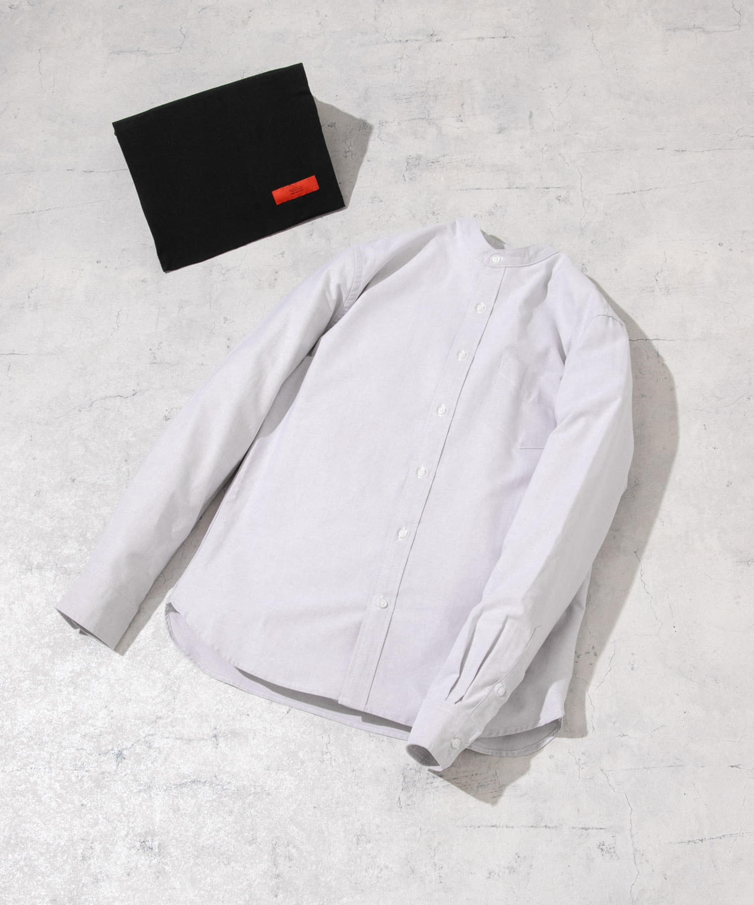 『WEB限定』『XXLサイズあり』『抗菌/消臭』ハイパフォーマンスオックスバンドカラーシャツ GRAY S
