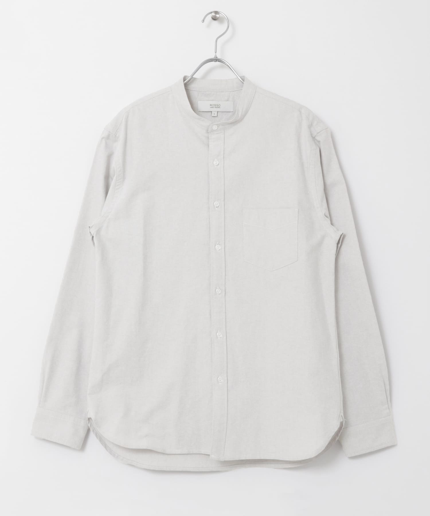 『WEB限定』『XXLサイズあり』『抗菌/消臭』ハイパフォーマンスオックスバンドカラーシャツ GRAY S