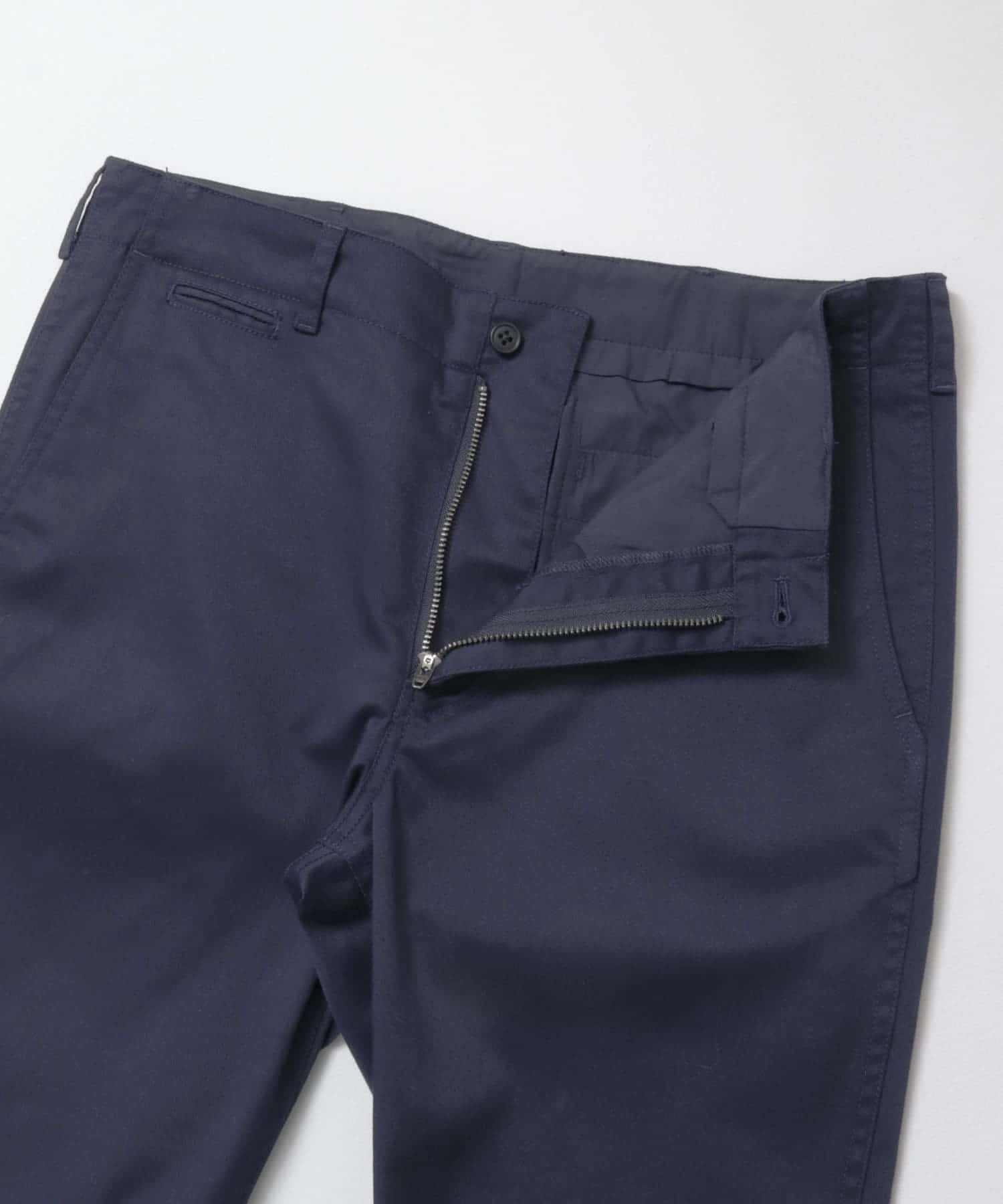 『SHORT(9分丈)サイズ / XLサイズあり』スリムストレッチテーパードチノパンツ NAVY S