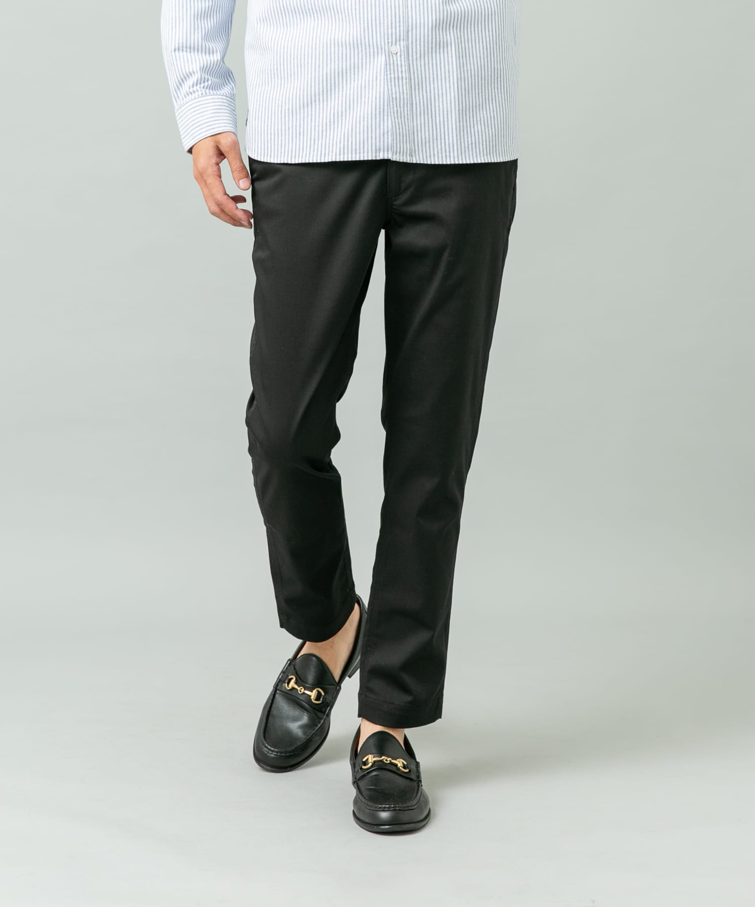 『SHORT(9分丈)サイズ / XLサイズあり』スリムストレッチテーパードチノパンツ