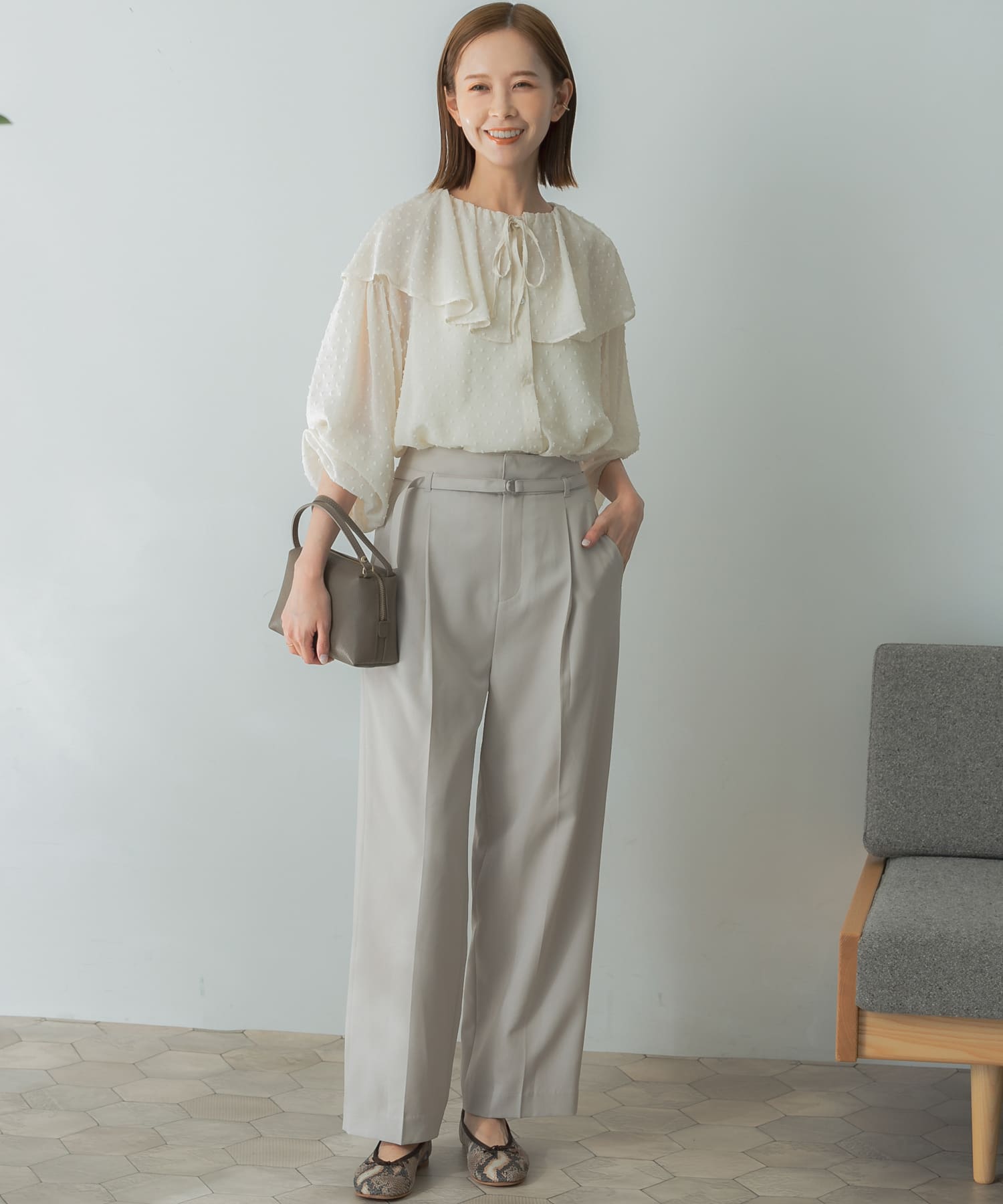 身長：165cm サイズ：38