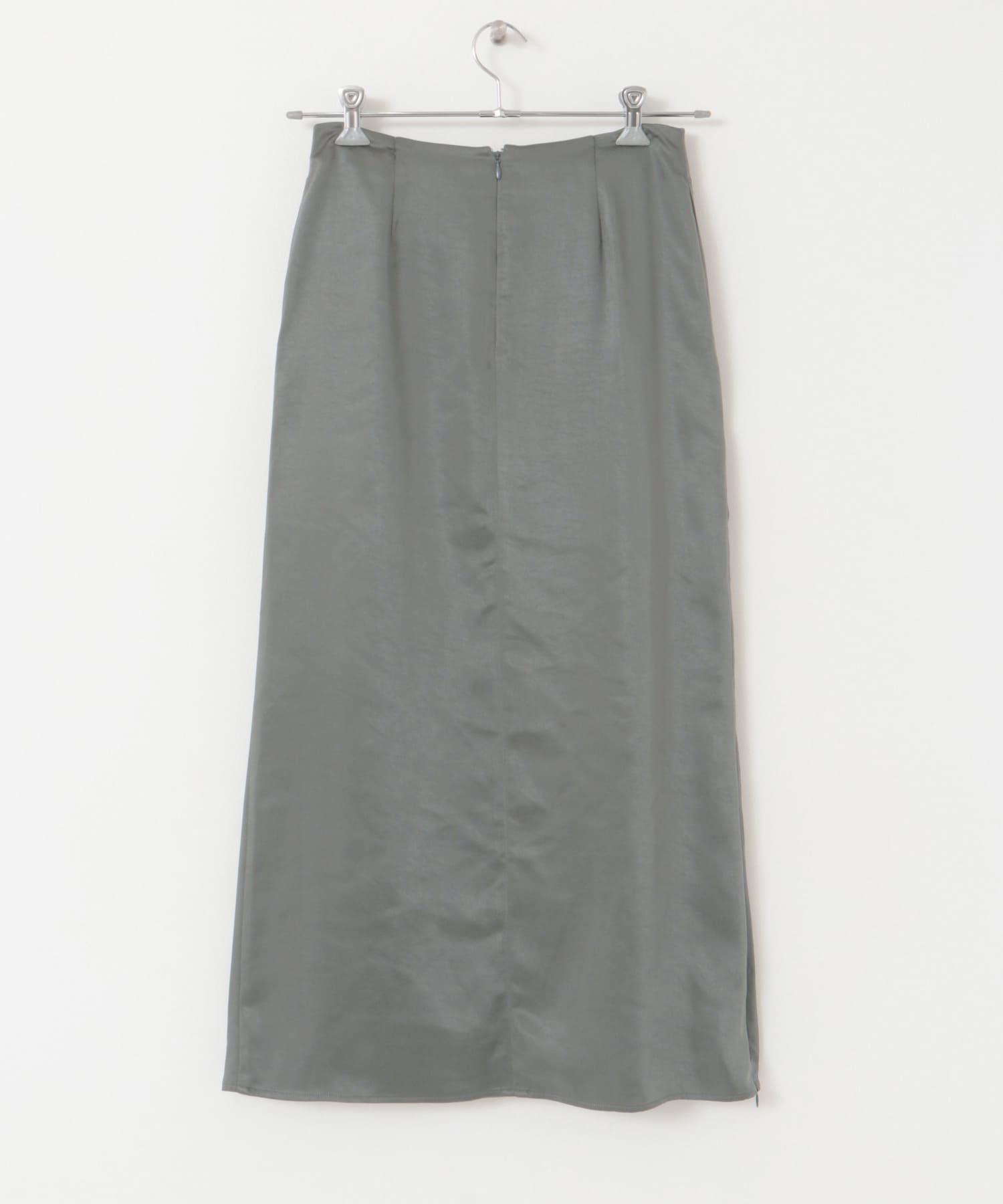 マルチウェイサテンナロースカート charcoal 36
