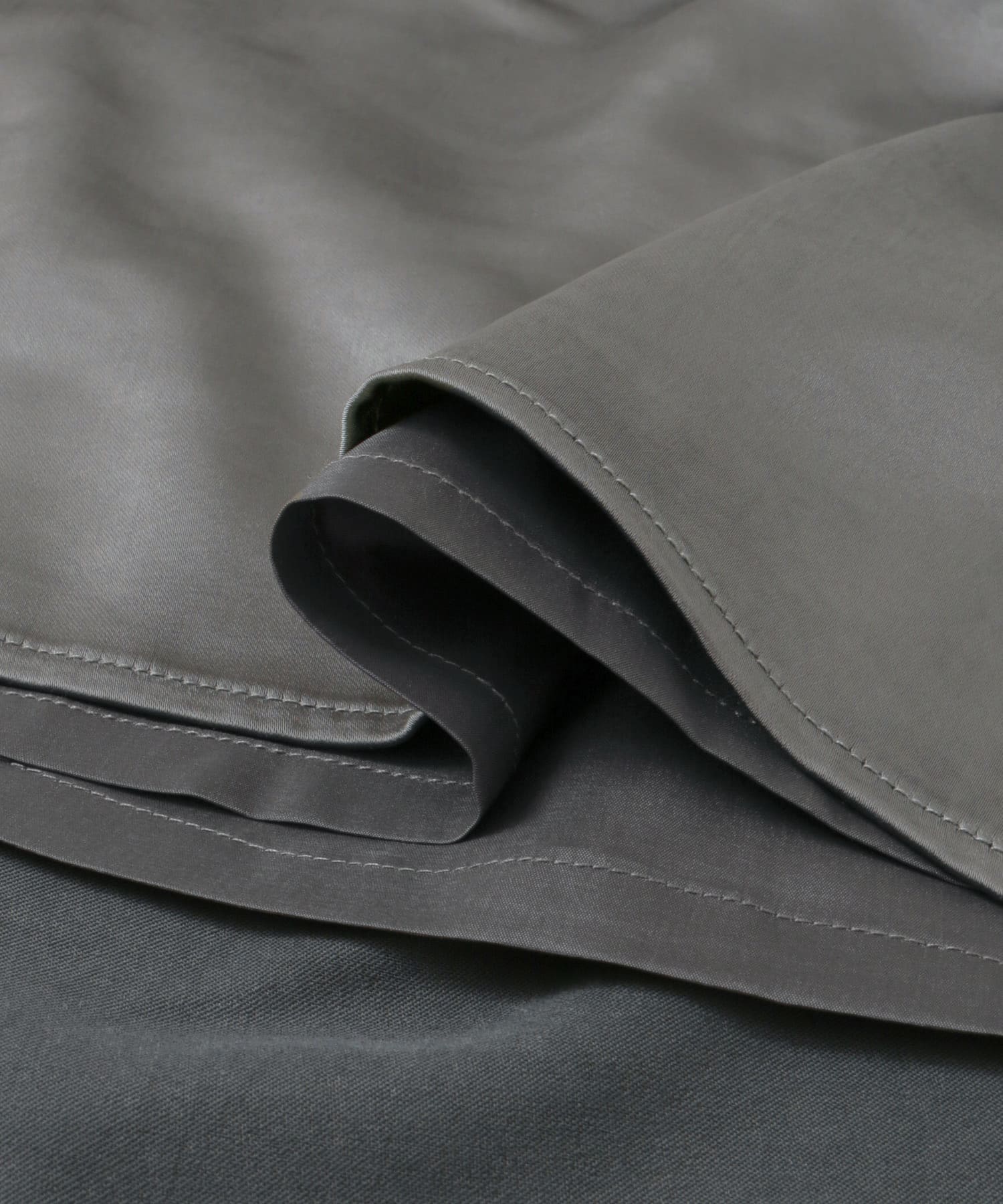 マルチウェイサテンナロースカート charcoal 36
