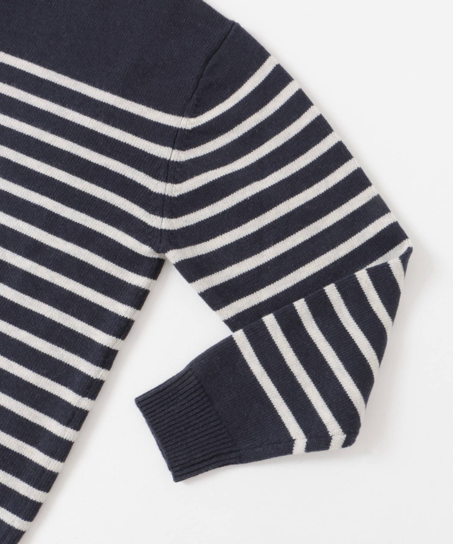 『XLサイズあり』ボーダークルーネックニット NAVYxWHT S