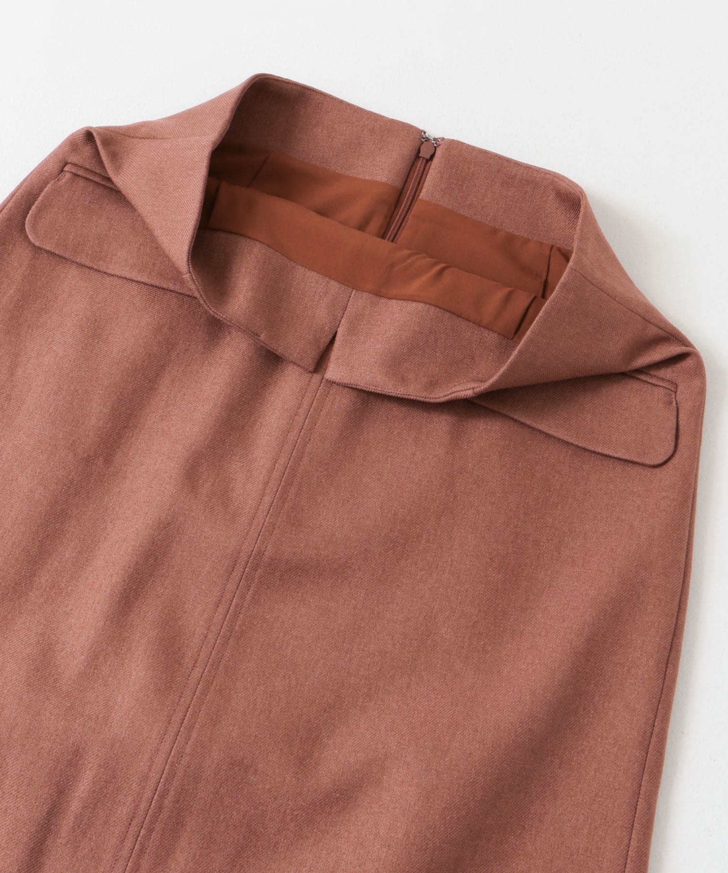 ポケット台形ミニスカート TERRACOTTA 36