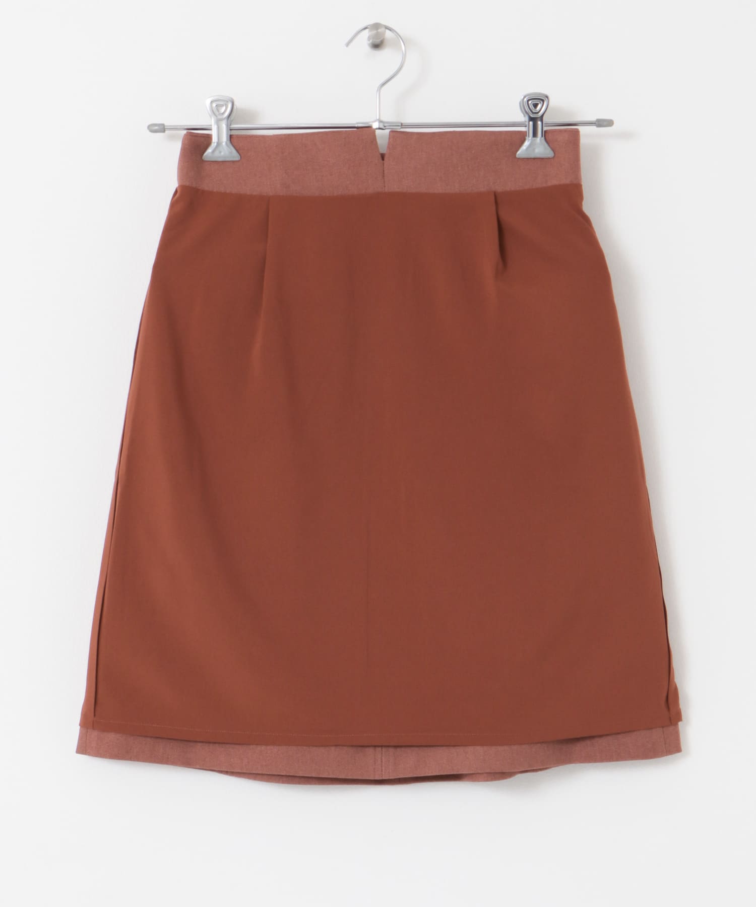 ポケット台形ミニスカート TERRACOTTA 36