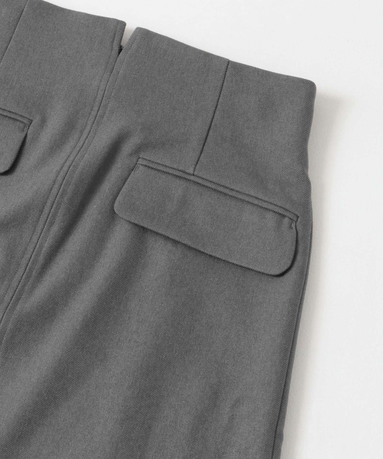 ポケット台形ミニスカート GRAY 36