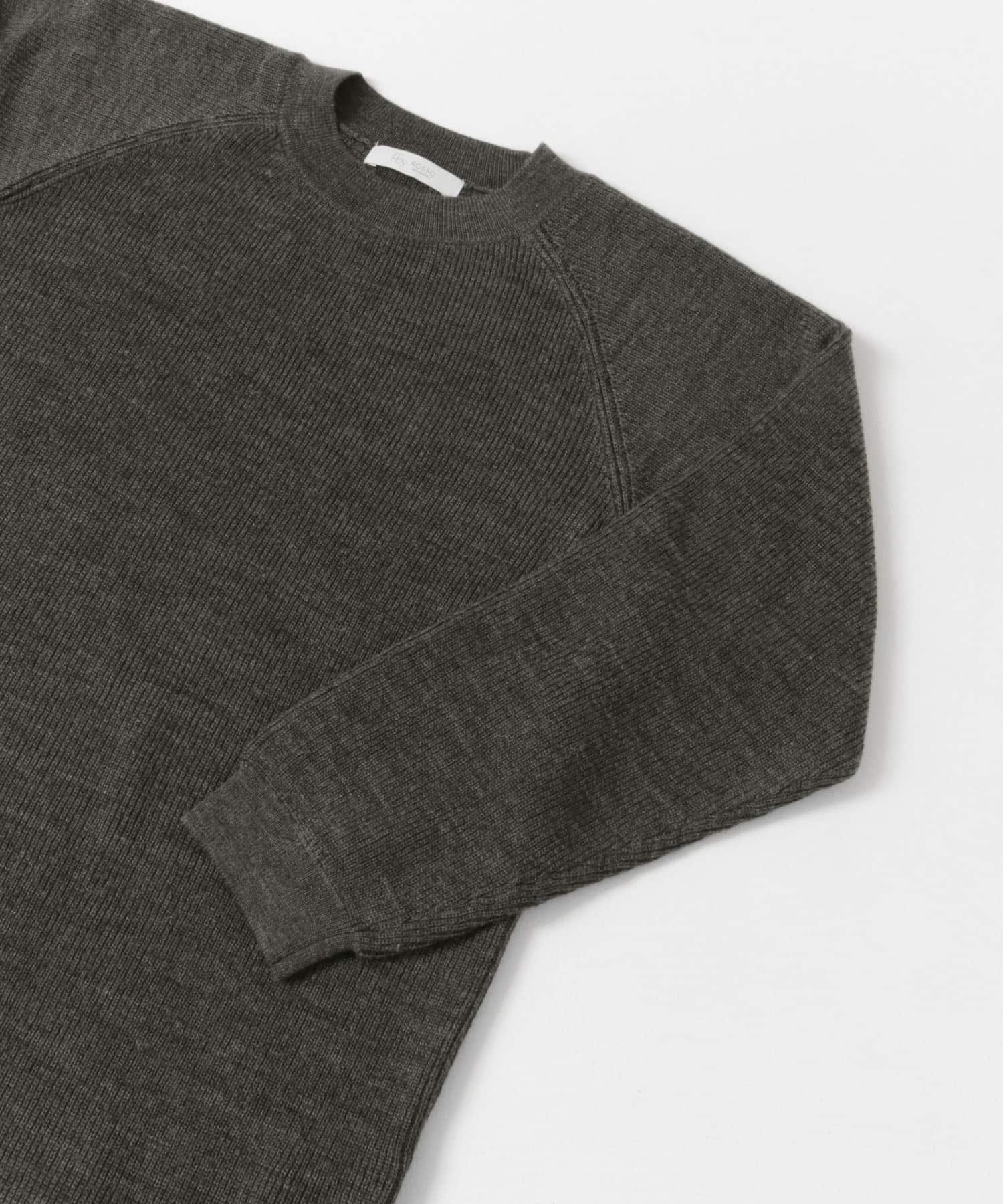 F by ROSSO　ウォッシャブル抗ピルニットワンピース C/GRAY 36