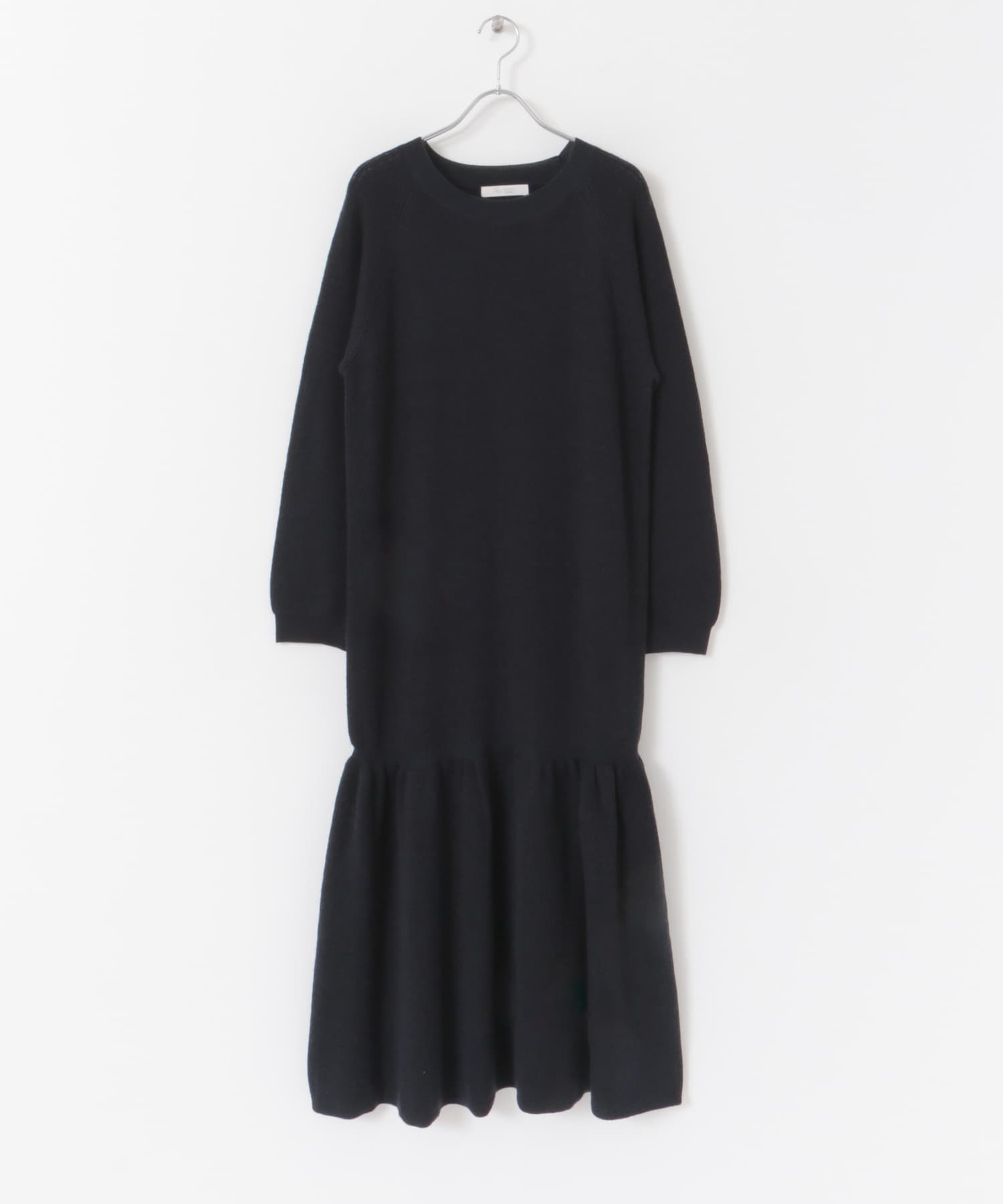 F by ROSSO　ウォッシャブル抗ピルニットワンピース D/NAVY 36