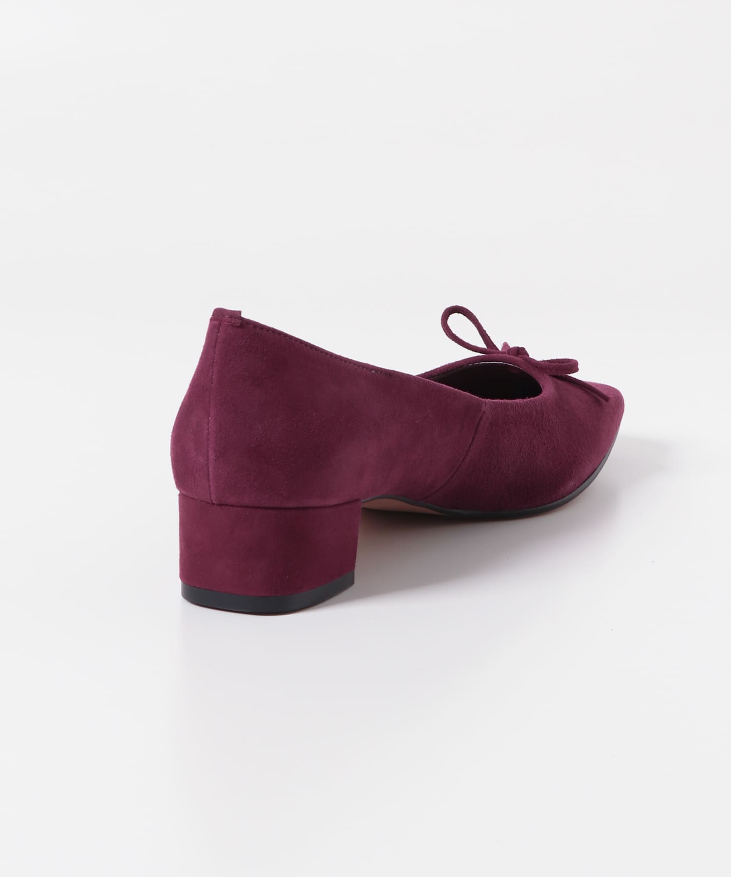 シープスエードバレエシューズ bordeaux 36