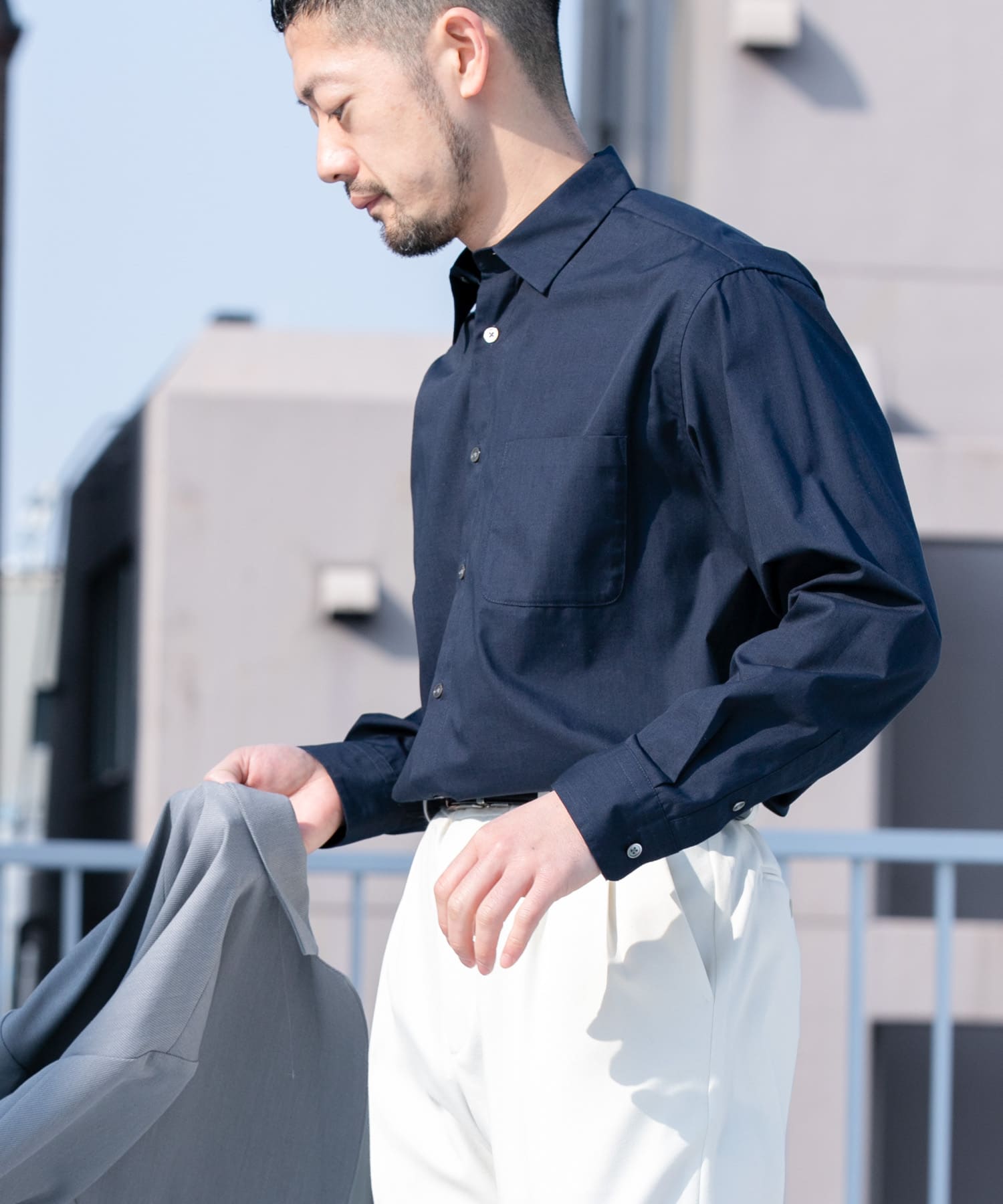 身長：173cm サイズ：L