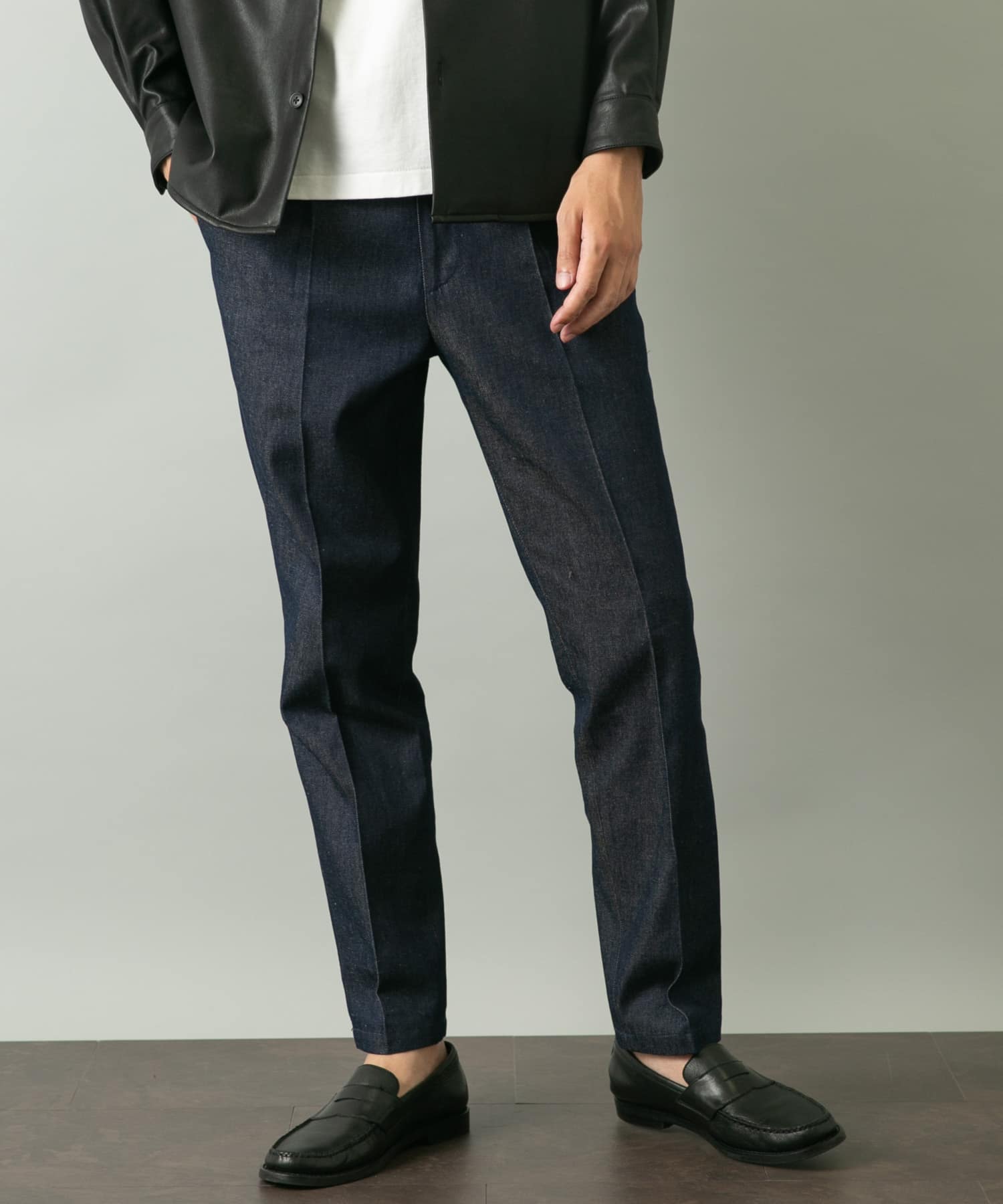 J6034 美品 クロスクローゼット デニムスラックス デニスラ ブラック 3 J6034 美品 クロスクローゼット デニムスラックス デニスラ