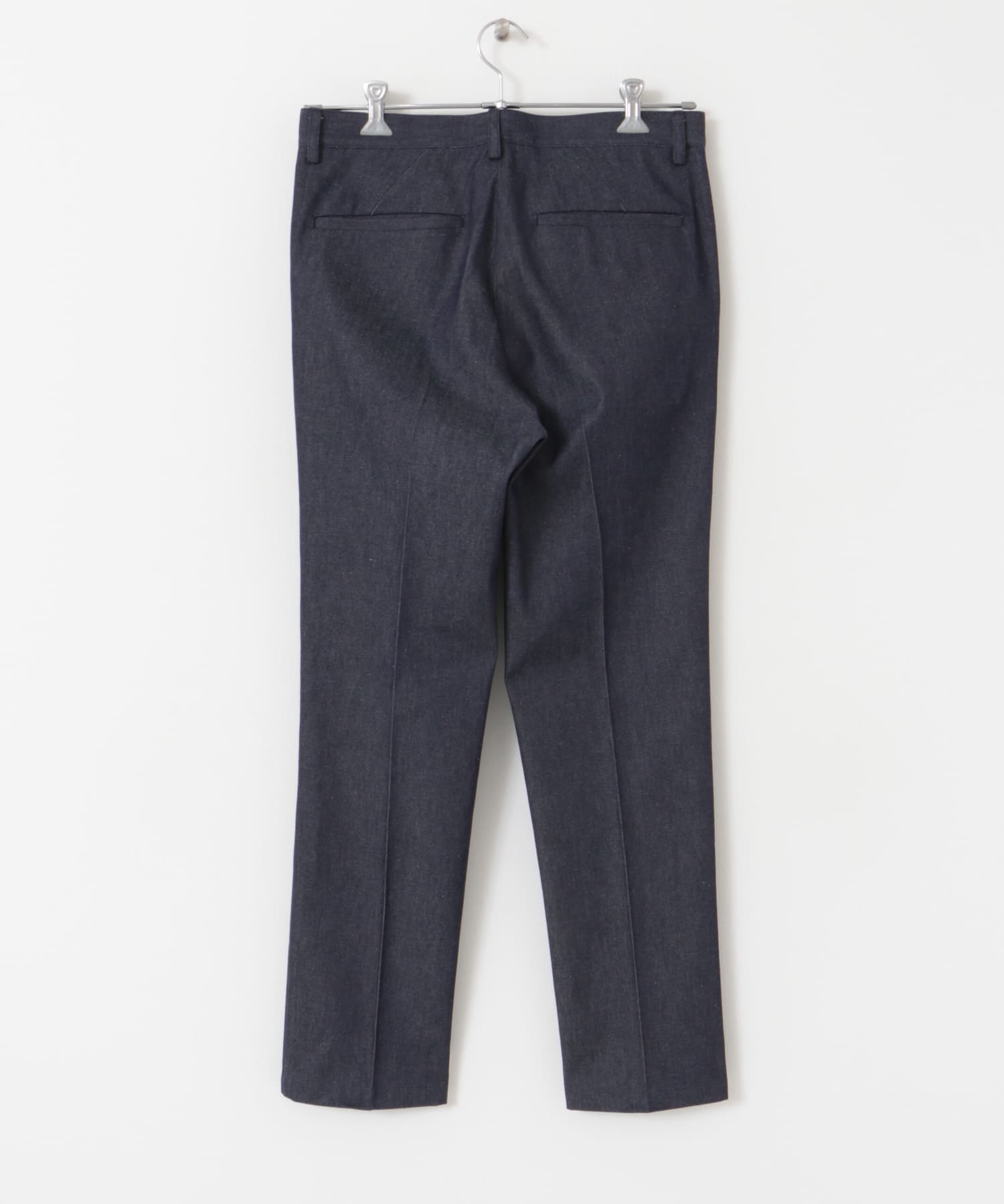 『XLサイズあり』デニムスラックスパンツ INDIGO S