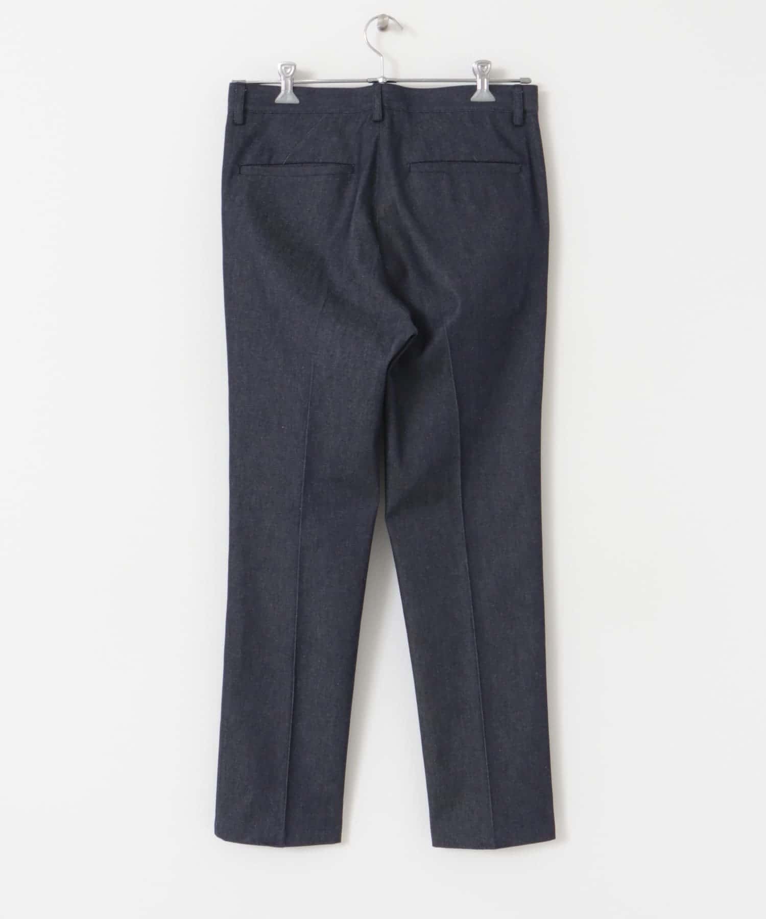 『XLサイズあり』デニムスラックスパンツ INDIGO S