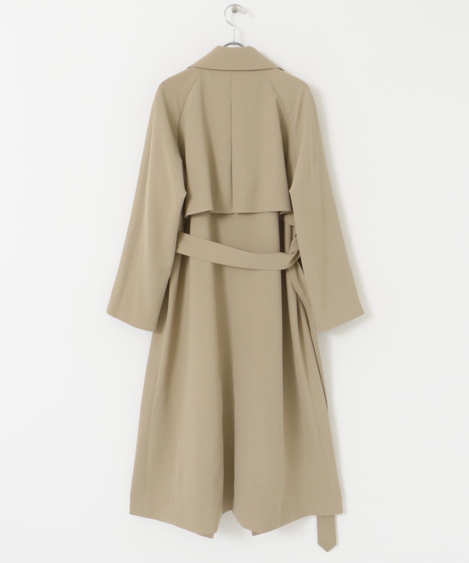 バックタックトレンチコート BEIGE 36