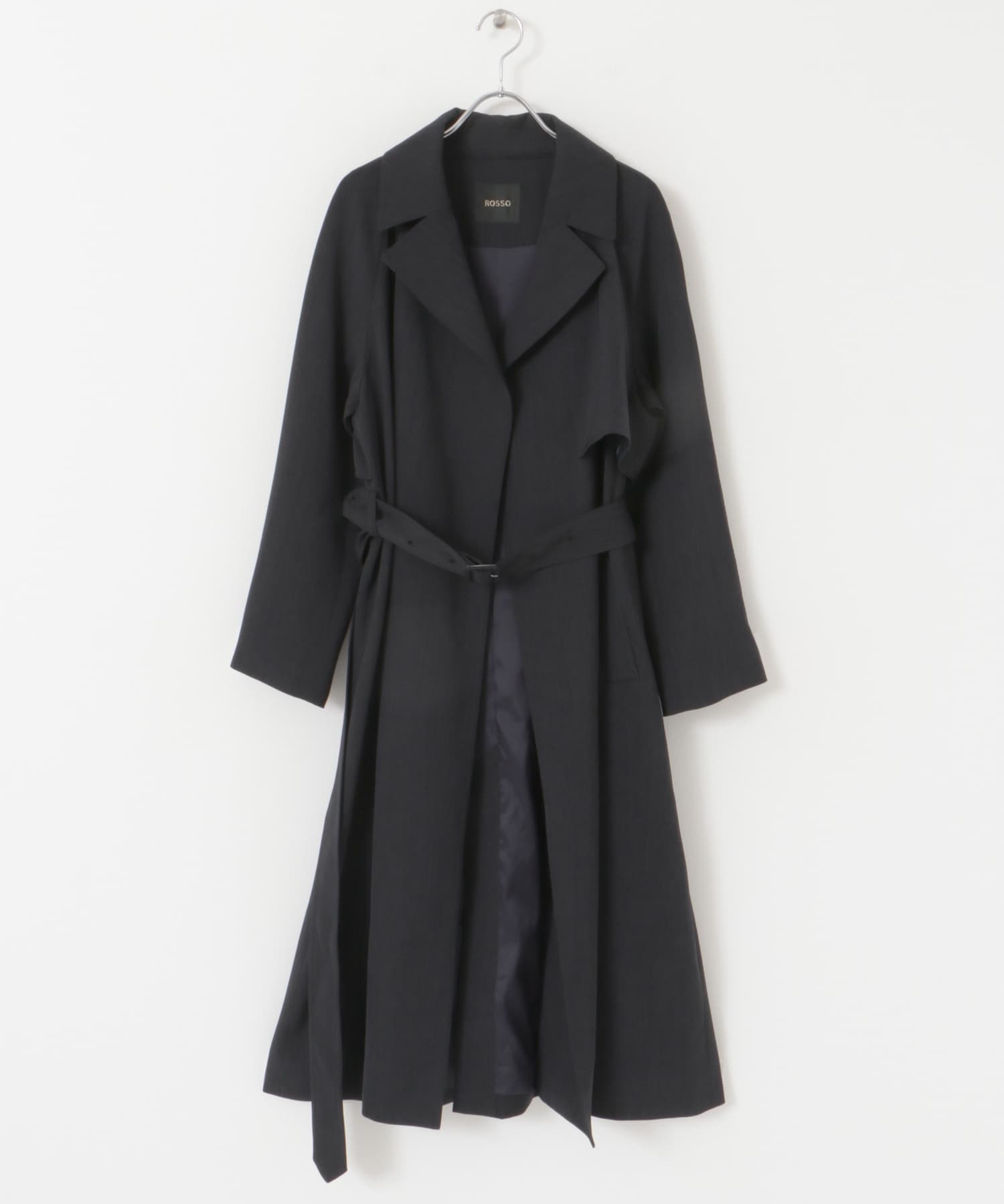 バックタックトレンチコート NAVY 36