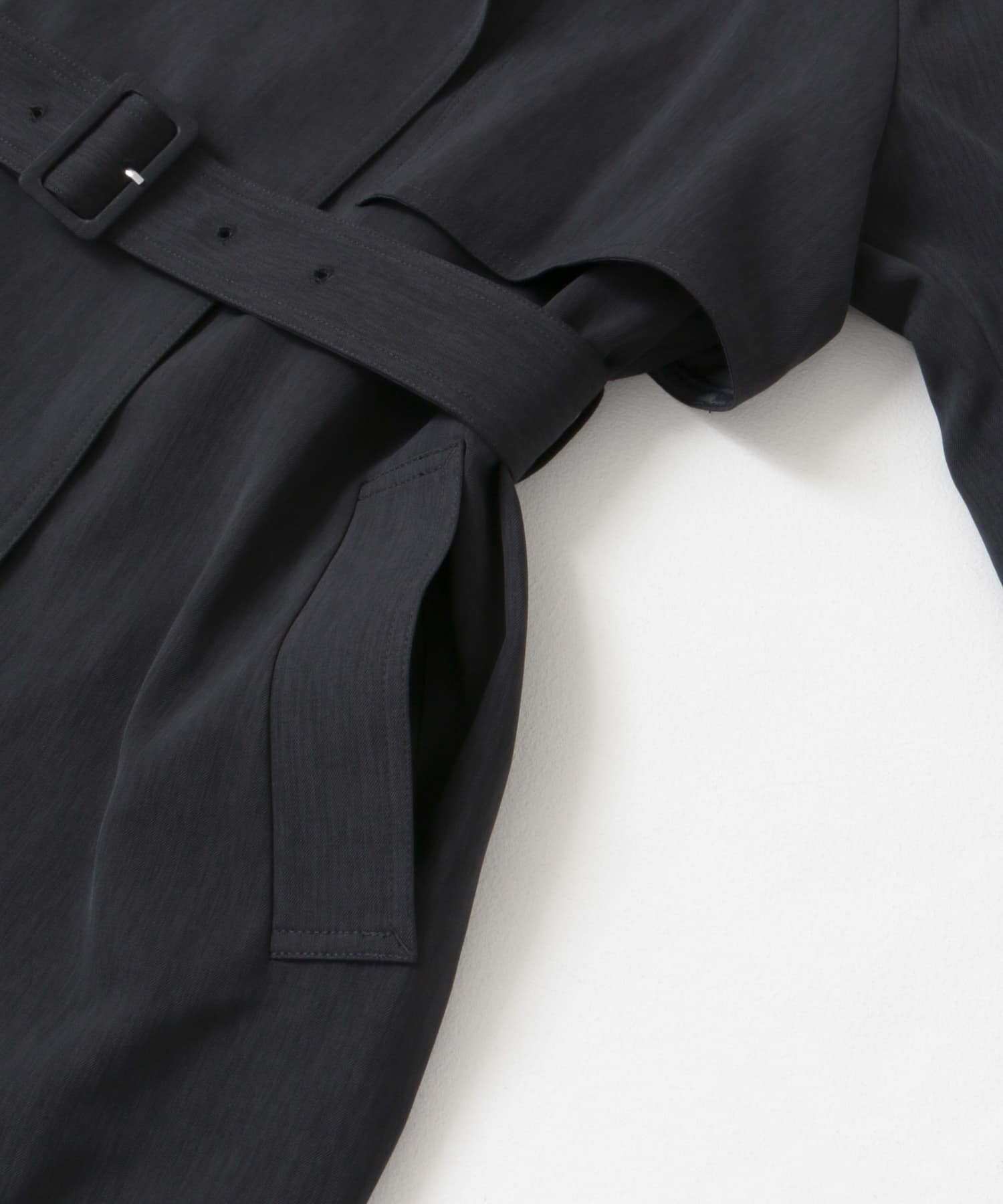 バックタックトレンチコート NAVY 36