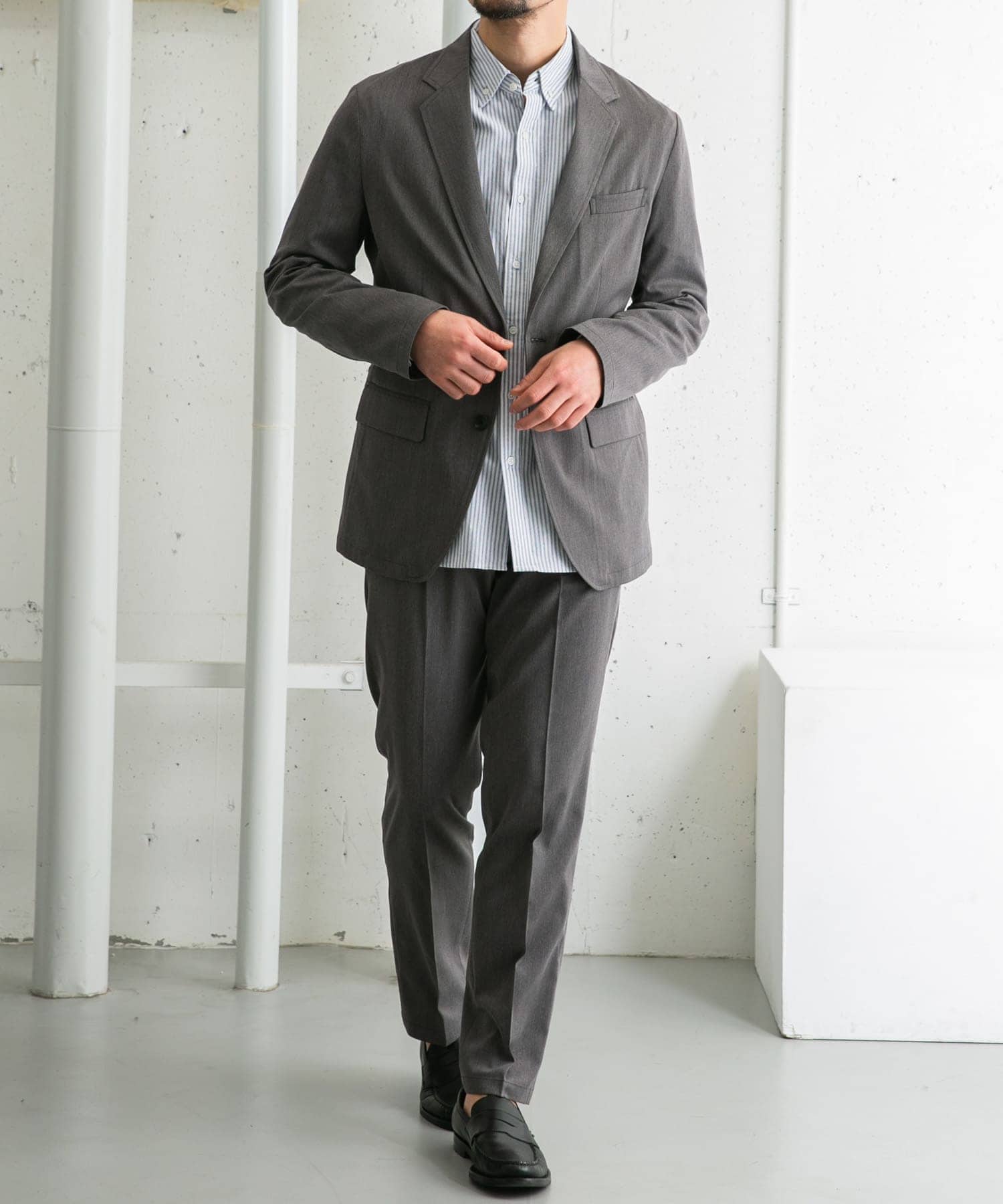 『WEB限定』『XLサイズあり』ハイパフォーマンスアーバンセットアップ CHARCOAL XL