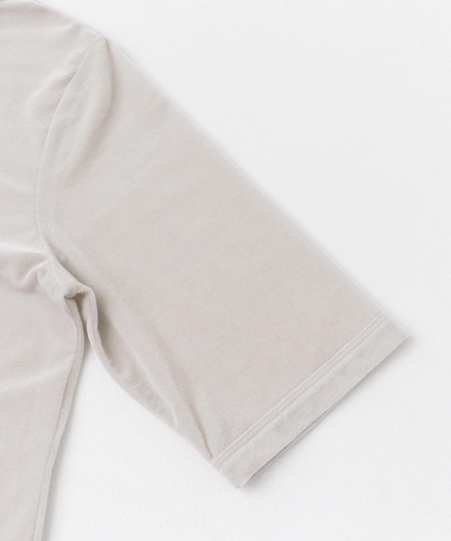 シアーベロアTシャツ GREIGE FREE