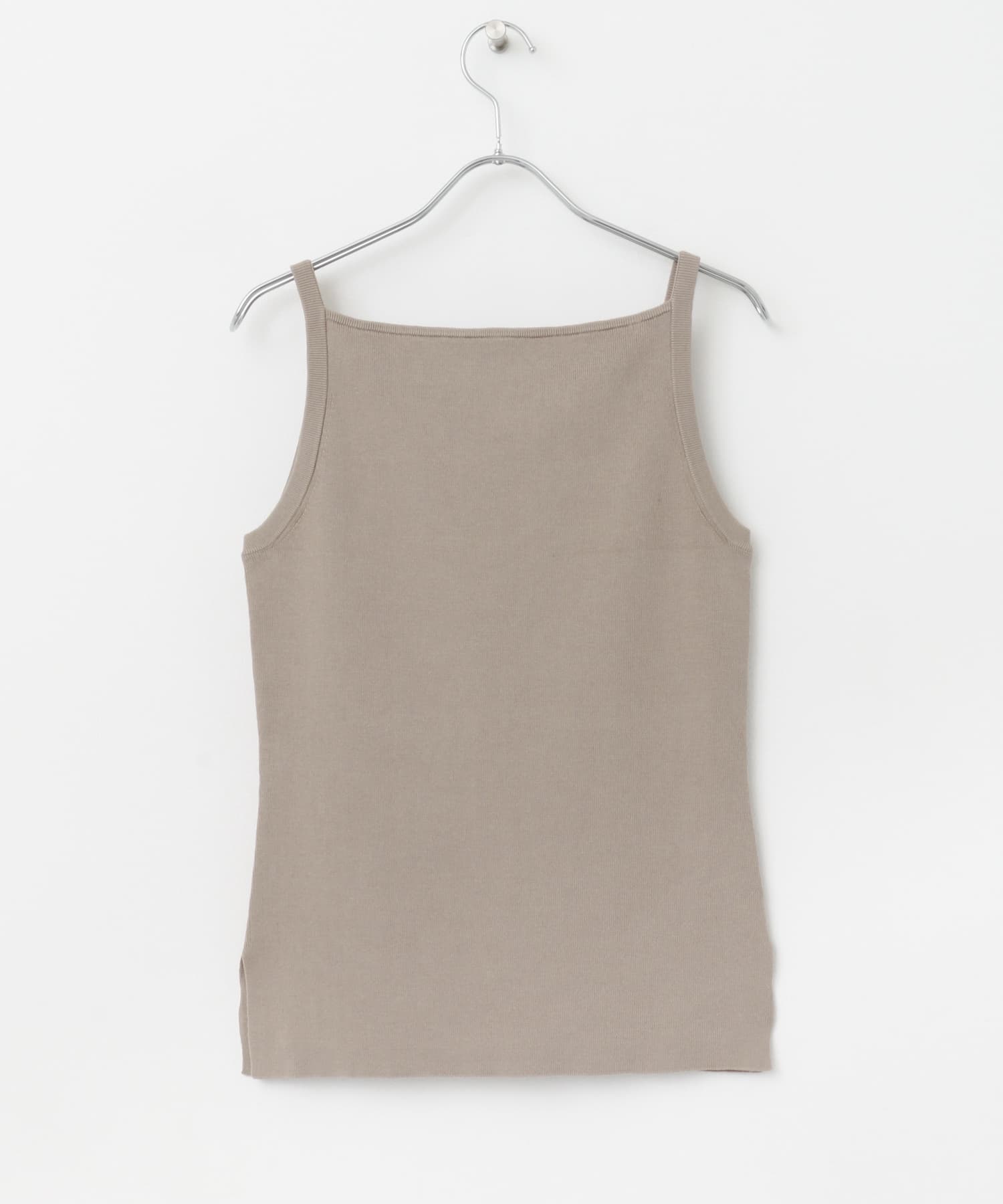 スクエアネックニットキャミソール sand FREE