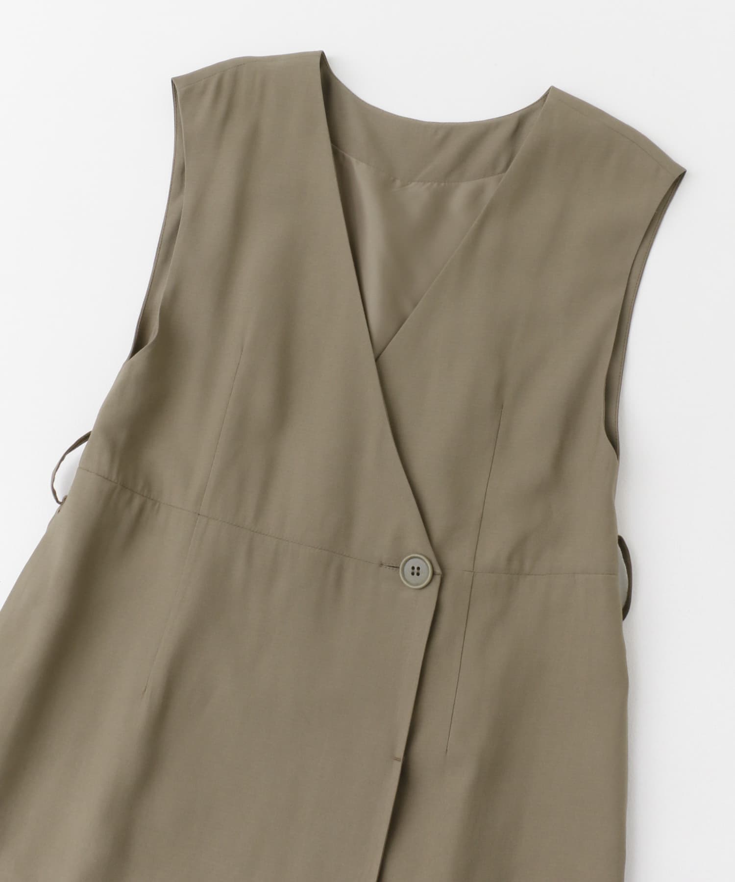 3WAYVネックジレワンピース mocha FREE