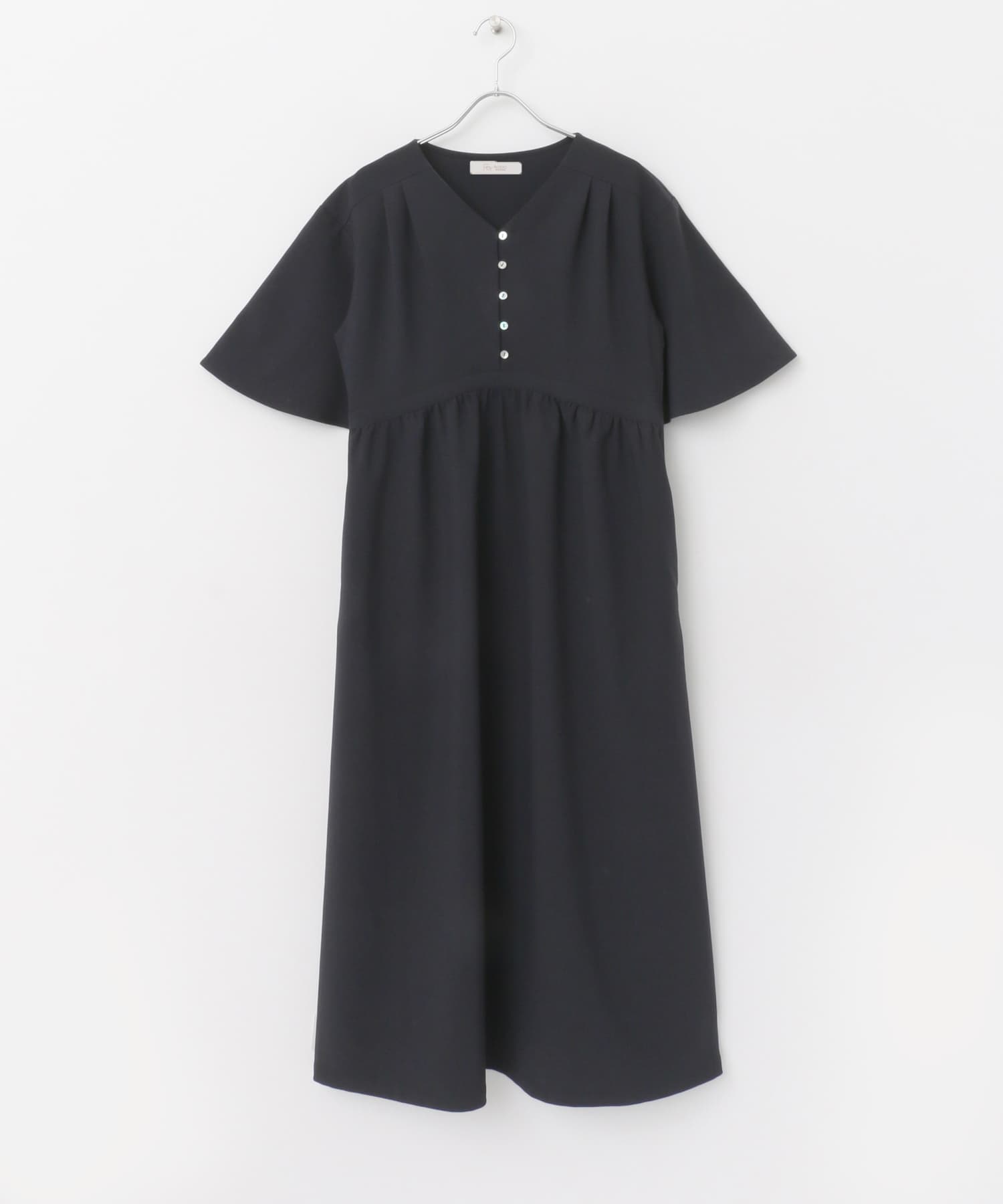 『UR TECH DRYLUXE』F by ROSSO　ウエストマークワンピース NAVY 36