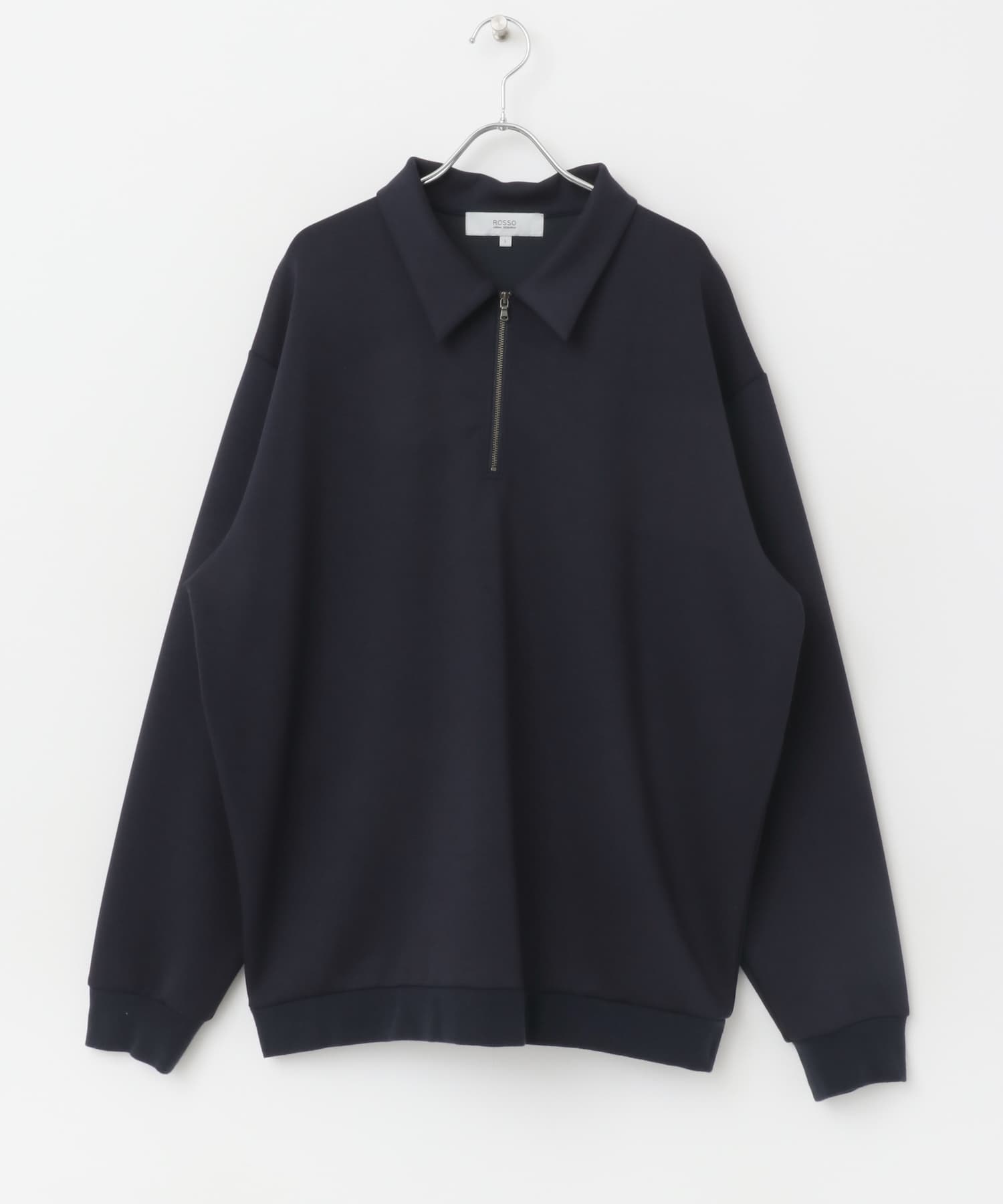 『セットアップ対応』ポンチジッププルオーバー NAVY M