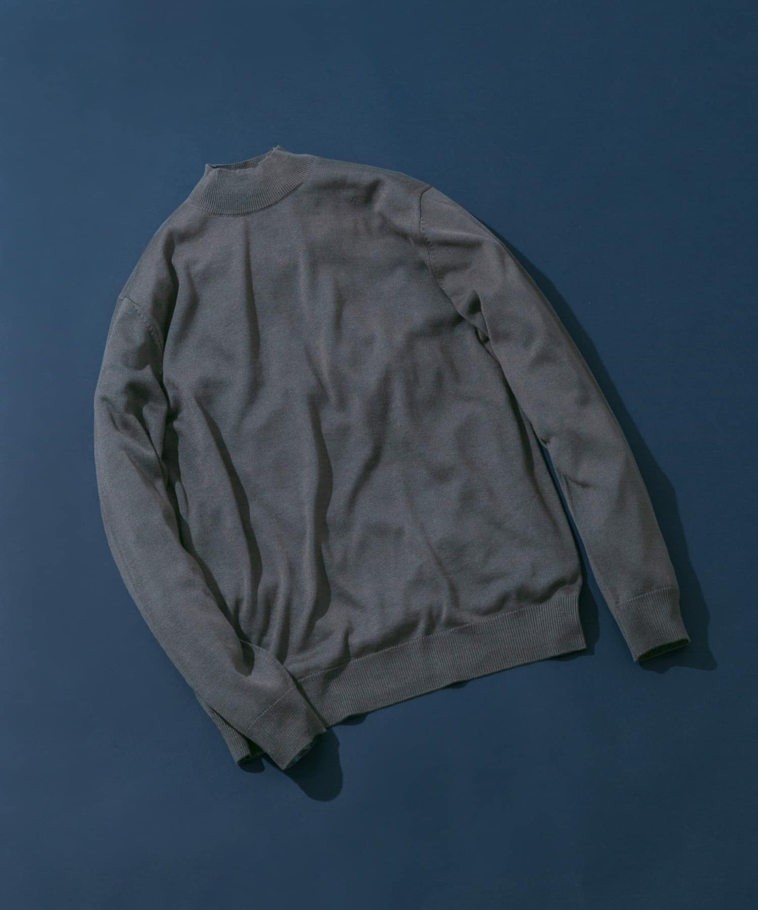 『一部WEB限定カラー』『XLサイズあり』『UR TECH』ハイゲージハイネックニット GRAY XL