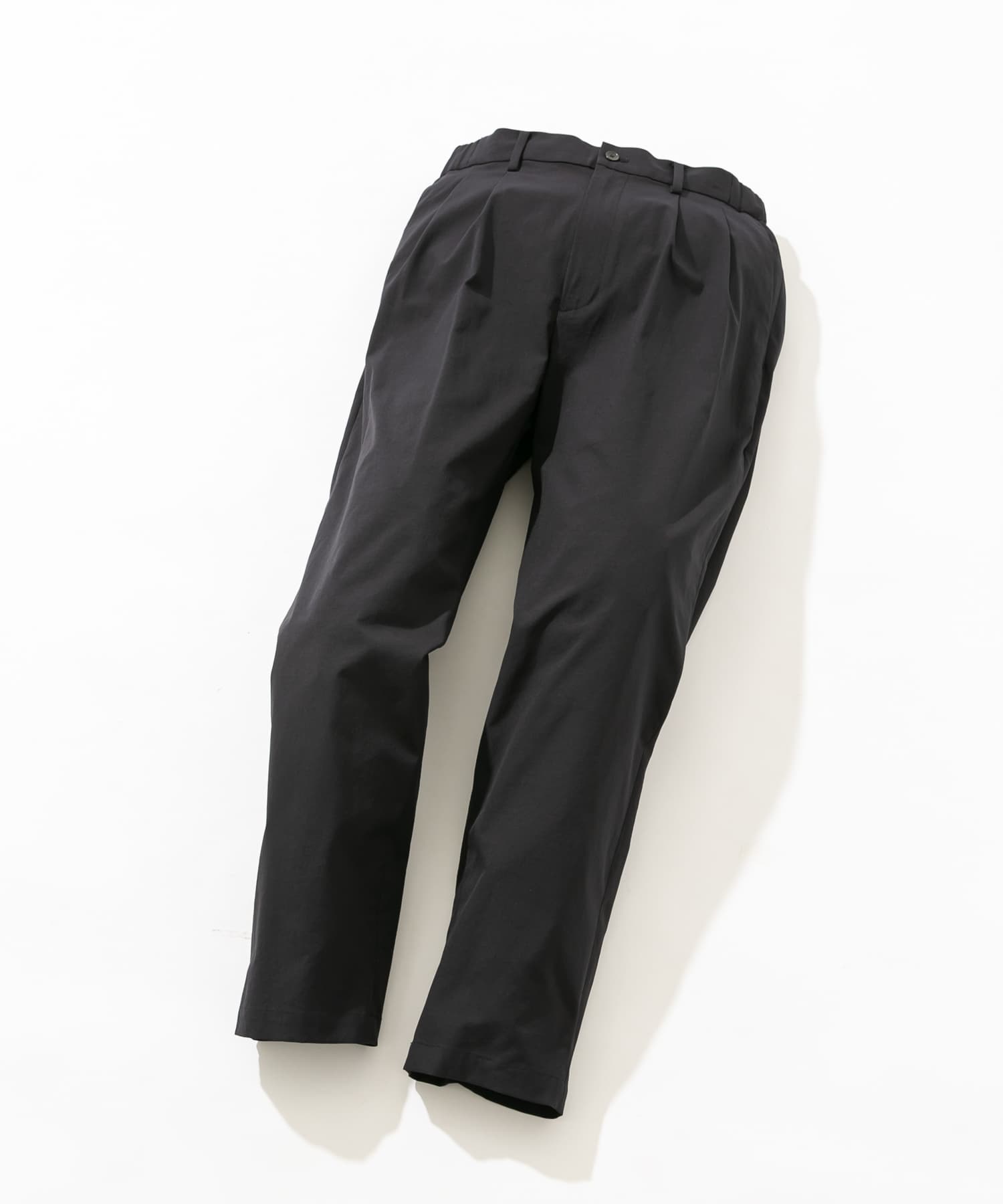 『セットアップ対応』MARUI ORIMONO　3H DryFabricストレッチ2タックパンツ BLACK M
