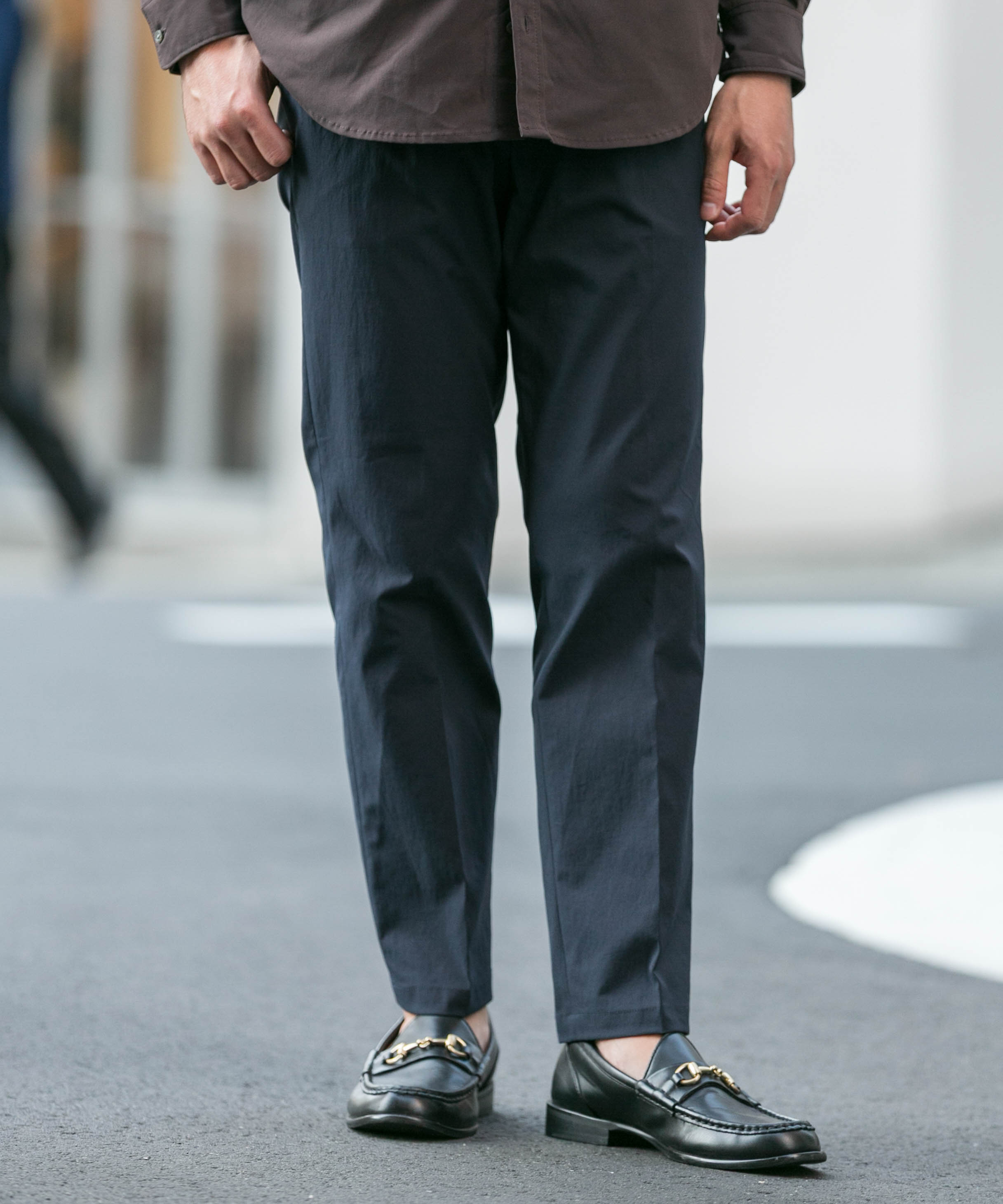 『セットアップ対応』MARUI ORIMONO　3H DryFabricストレッチストレートパンツ