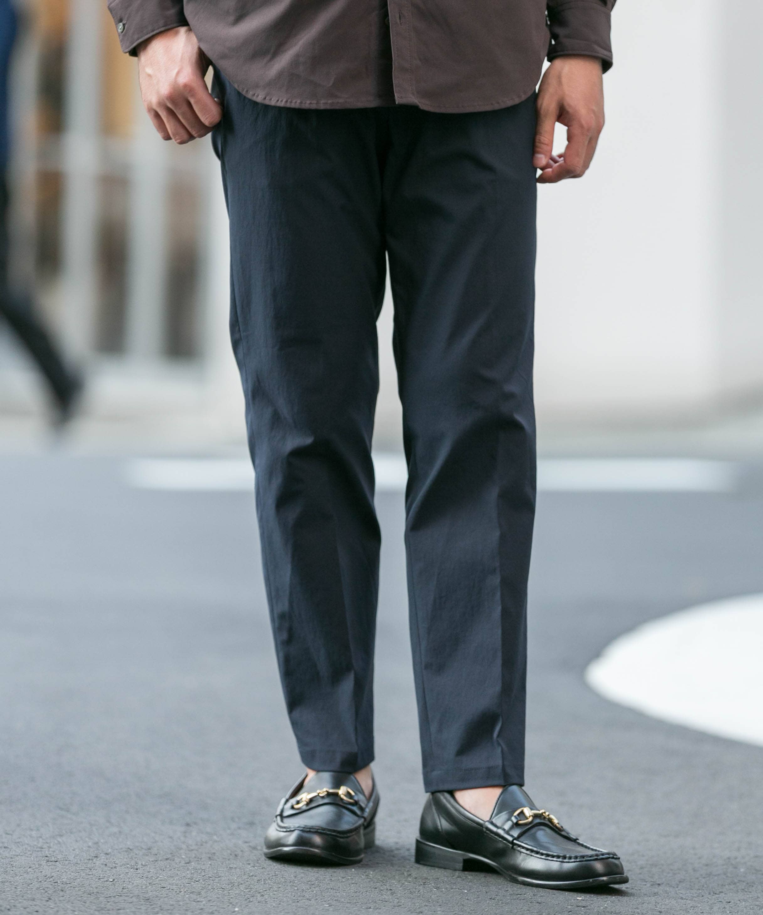 『セットアップ対応』MARUI ORIMONO　3H DryFabricストレッチストレートパンツ