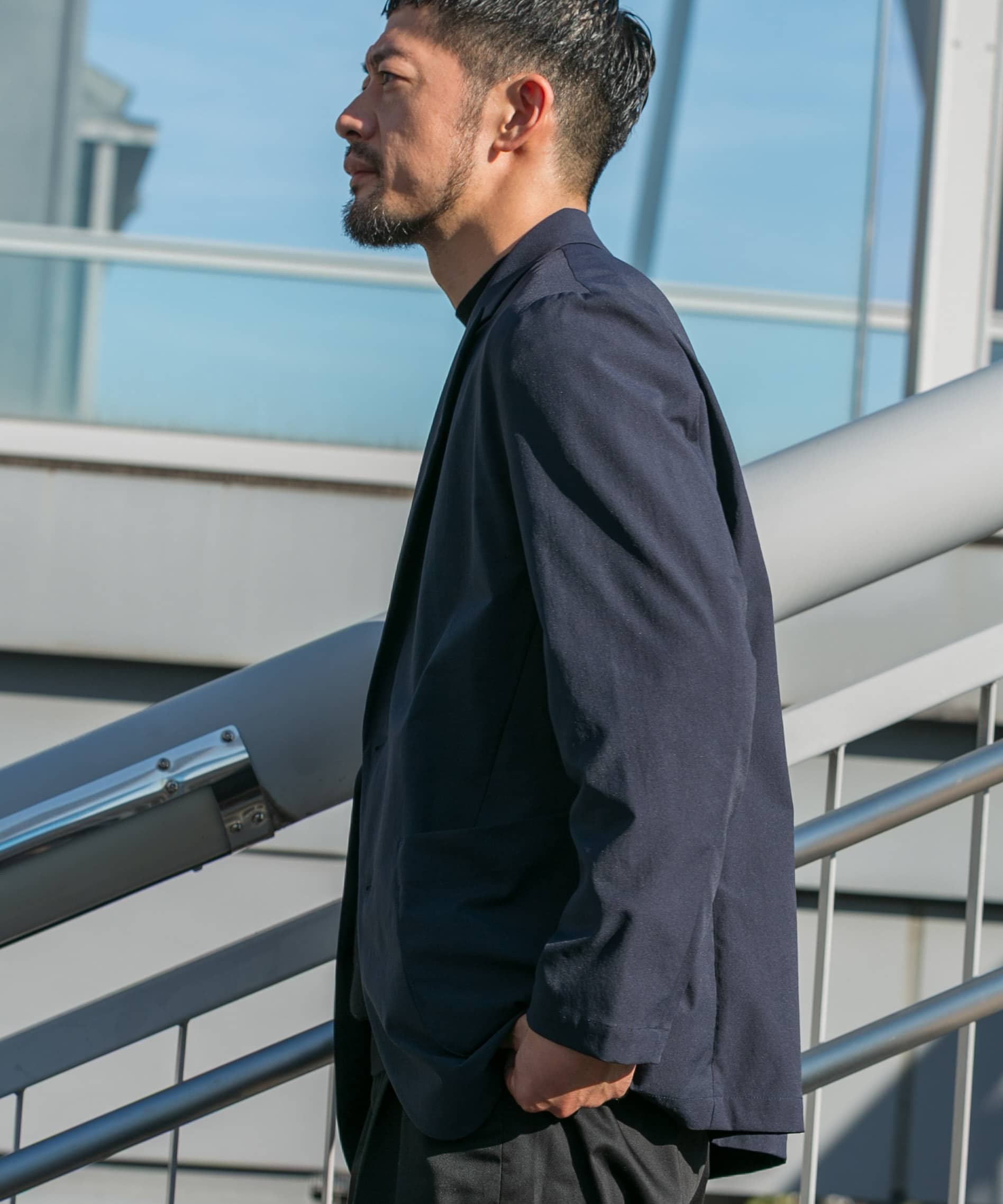 身長：173cm サイズ：L