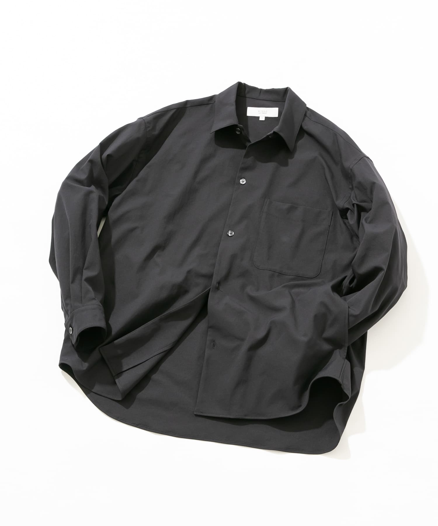 『セットアップ対応』MARUI ORIMONO　3H DryFabricストレッチシャツジャケット BLACK L